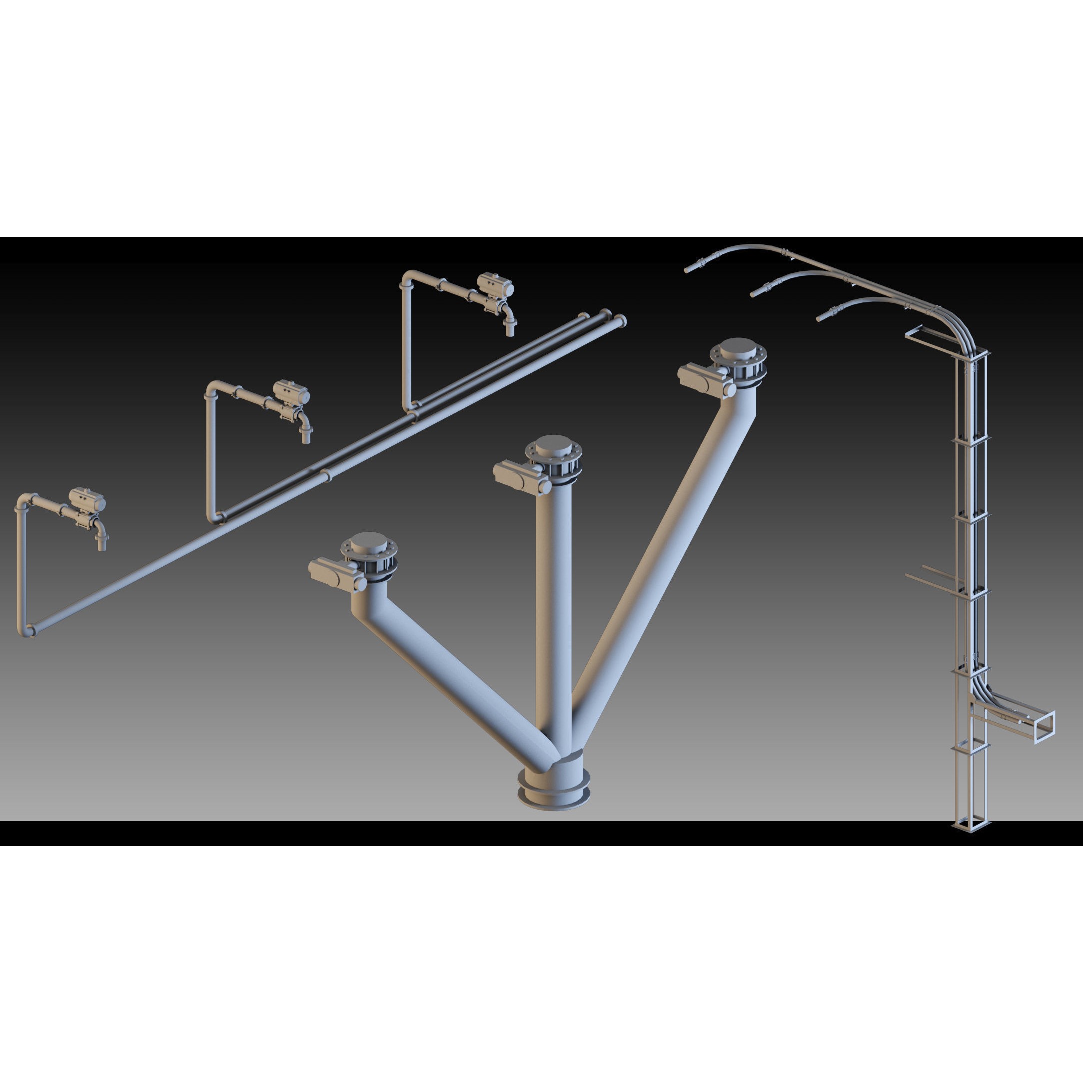 Factory Props 3D Model – High Detail Industrial Assets, FBX, Blend - View 13