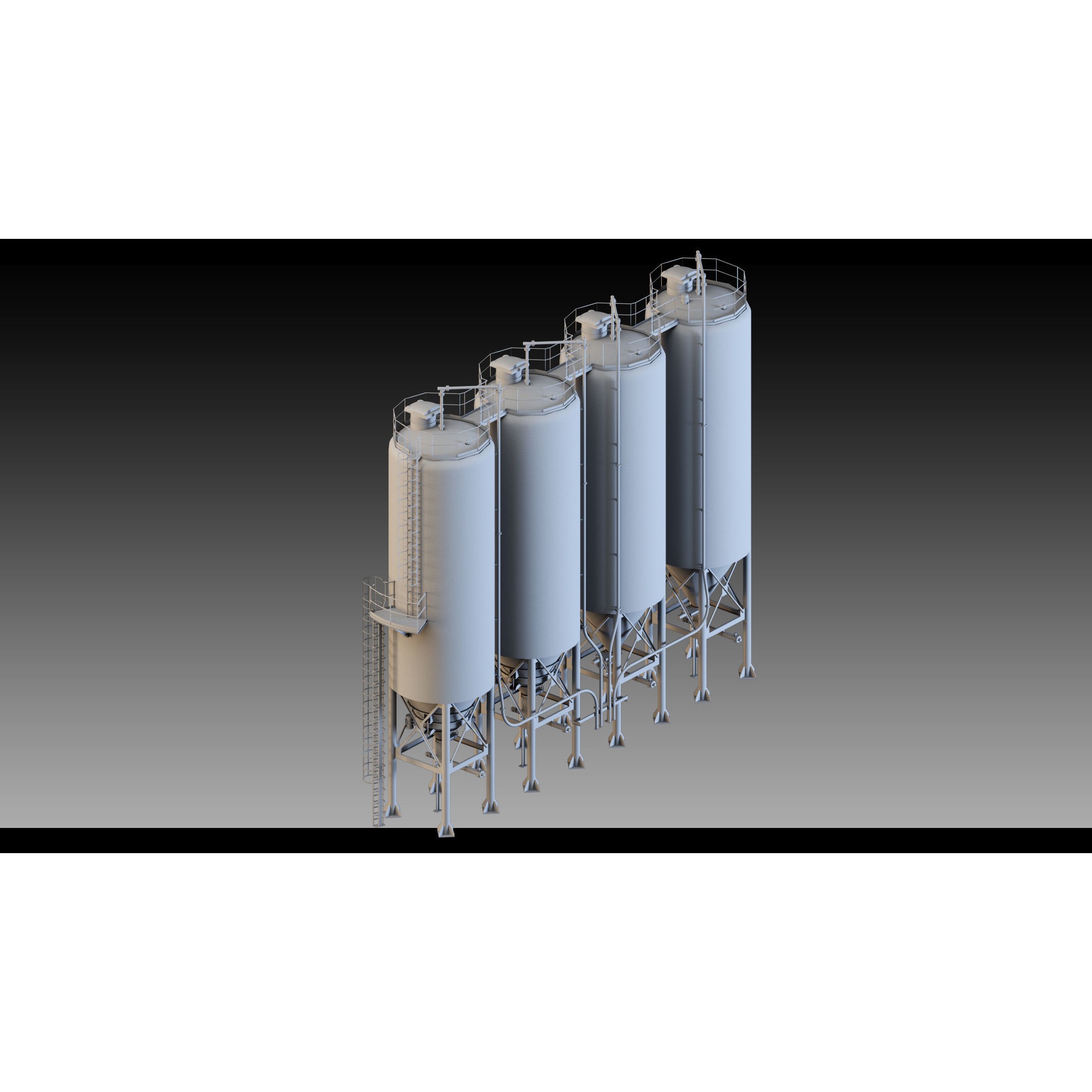 Factory Props 3D Model – High Detail Industrial Assets, FBX, Blend - View 5