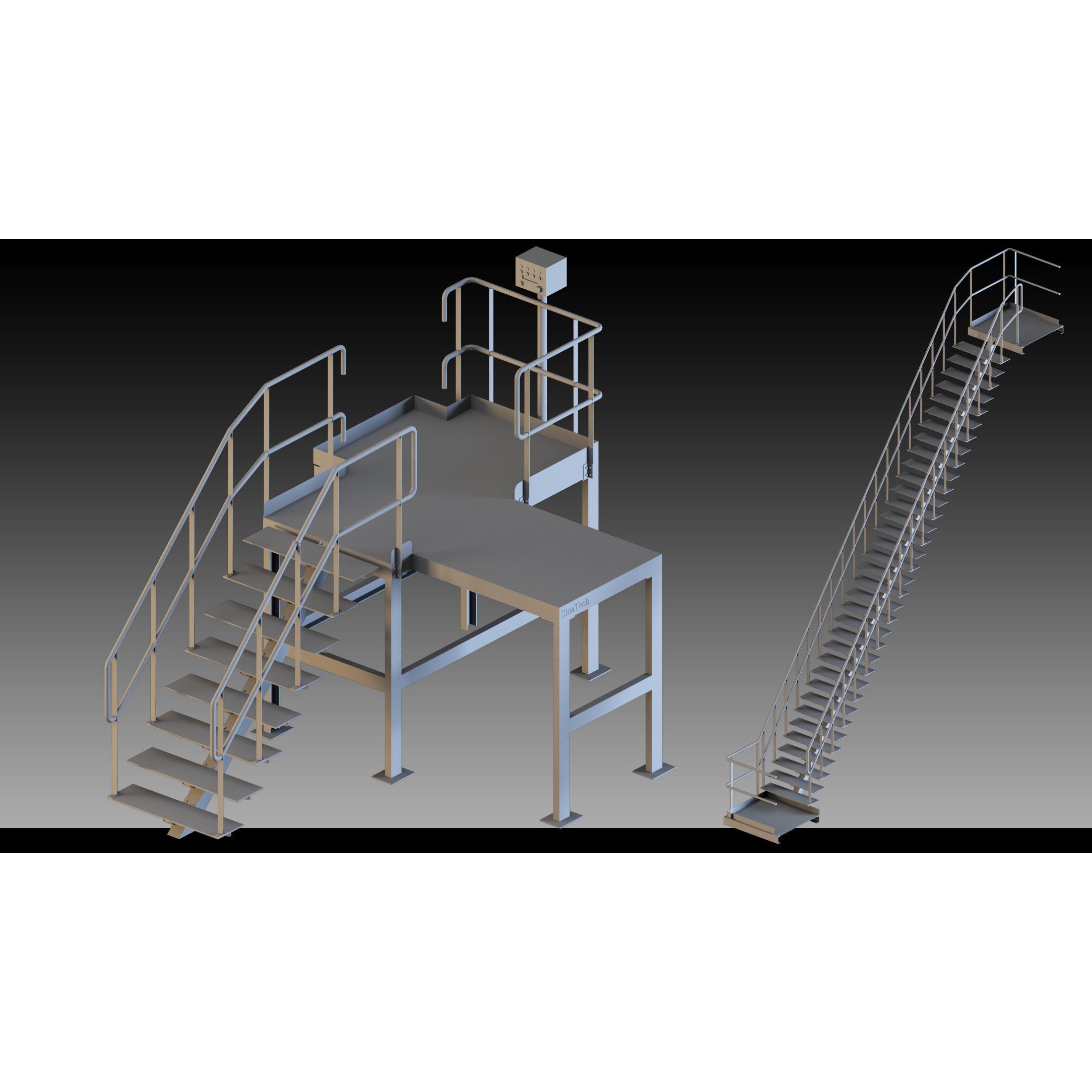 Factory Props 3D Model – High Detail Industrial Assets, FBX, Blend - View 9