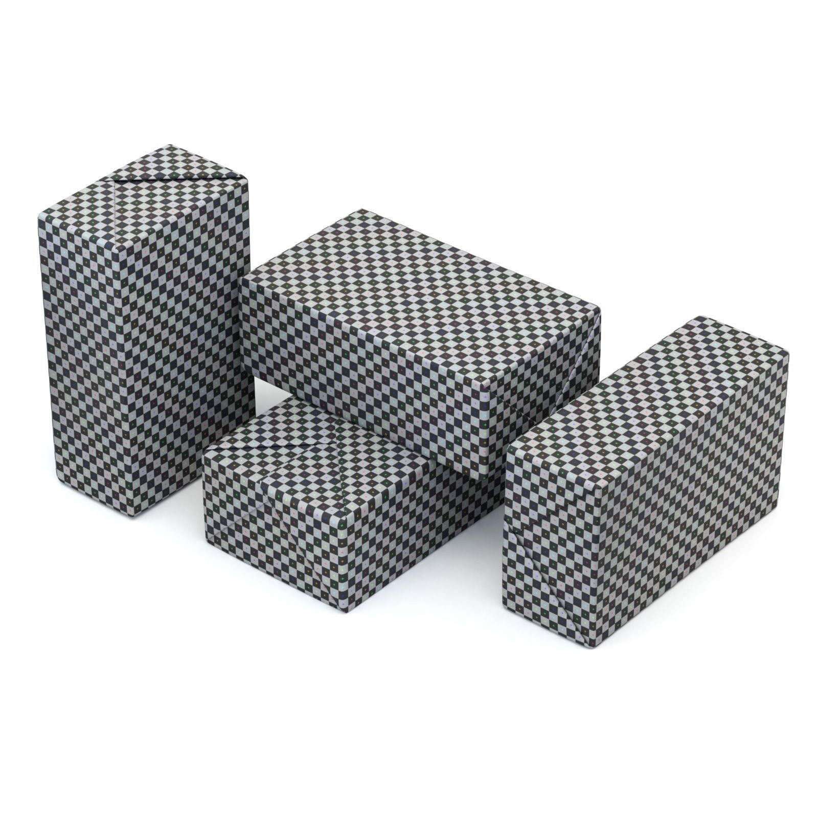 Butter Pack 3D Model – High-Quality Foil Package with Labels - View 12
