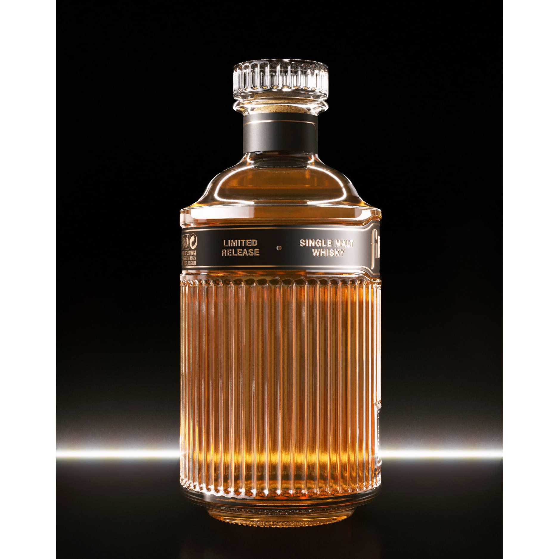 Filliers Whiskey Bottle 3D Model – High-Quality PBR Asset, FBX - View 6