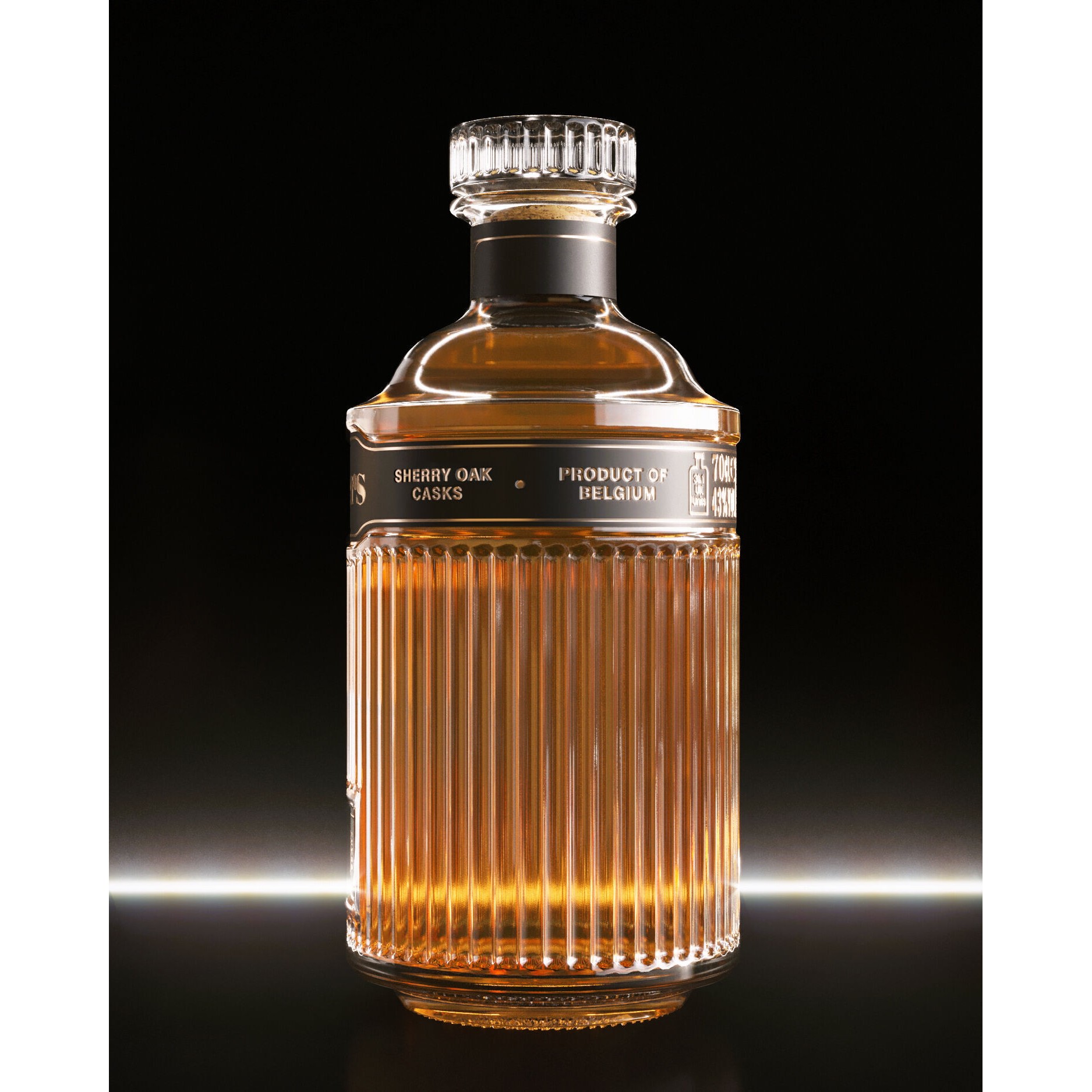 Filliers Whiskey Bottle 3D Model – High-Quality PBR Asset, FBX - View 7