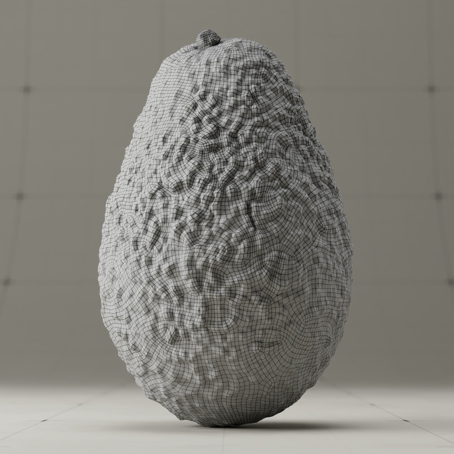 Detailed Avocado 3D Model – Photorealistic PBR Asset, Blender & FBX