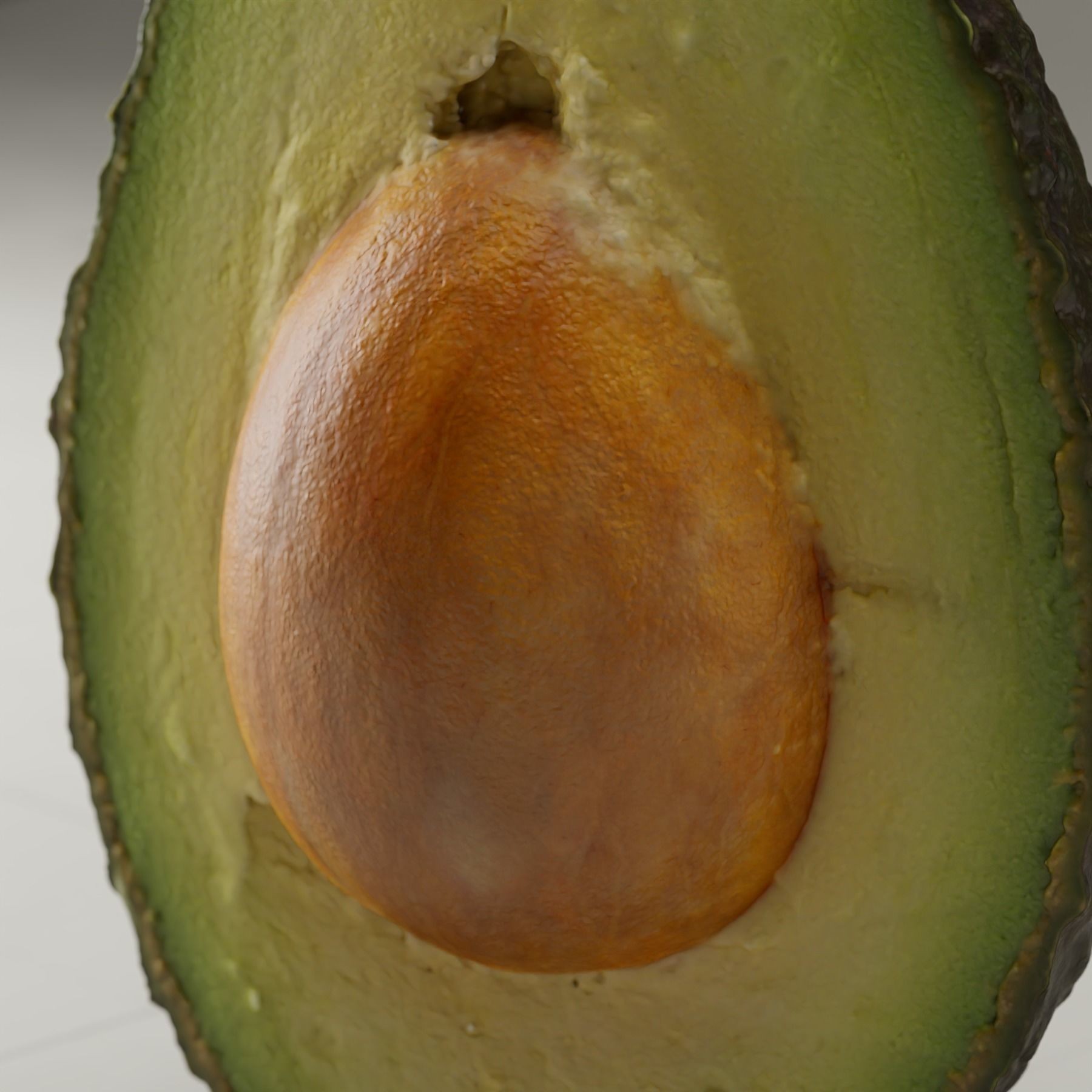 Detailed Avocado 3D Model – Photorealistic PBR Asset, Blender & FBX - View 10