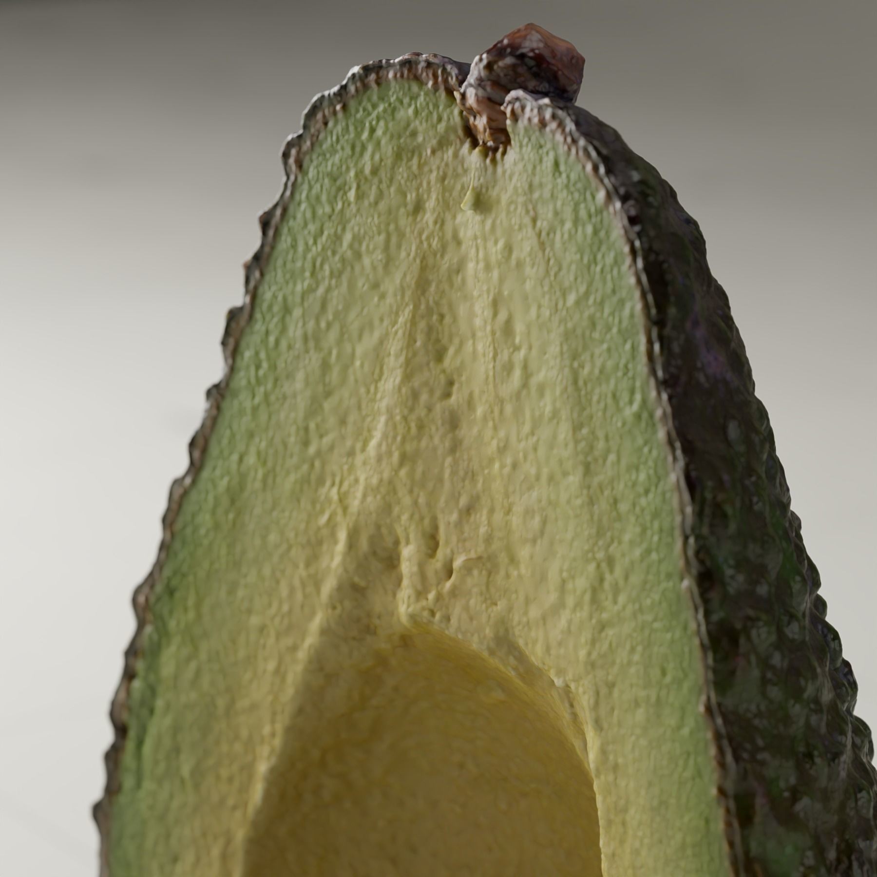Detailed Avocado 3D Model – Photorealistic PBR Asset, Blender & FBX - View 15