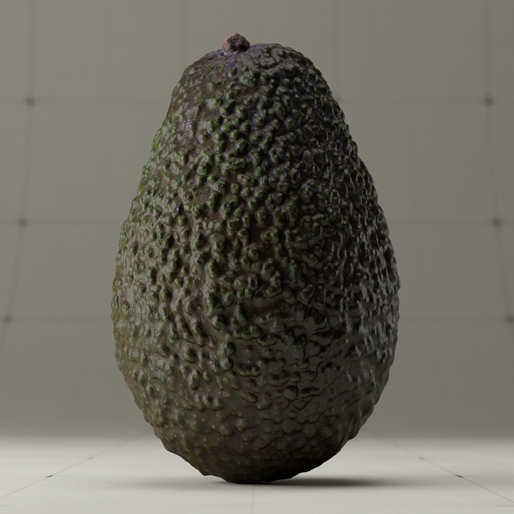 Detailed Avocado 3D Model – Photorealistic PBR Asset, Blender & FBX - View 19