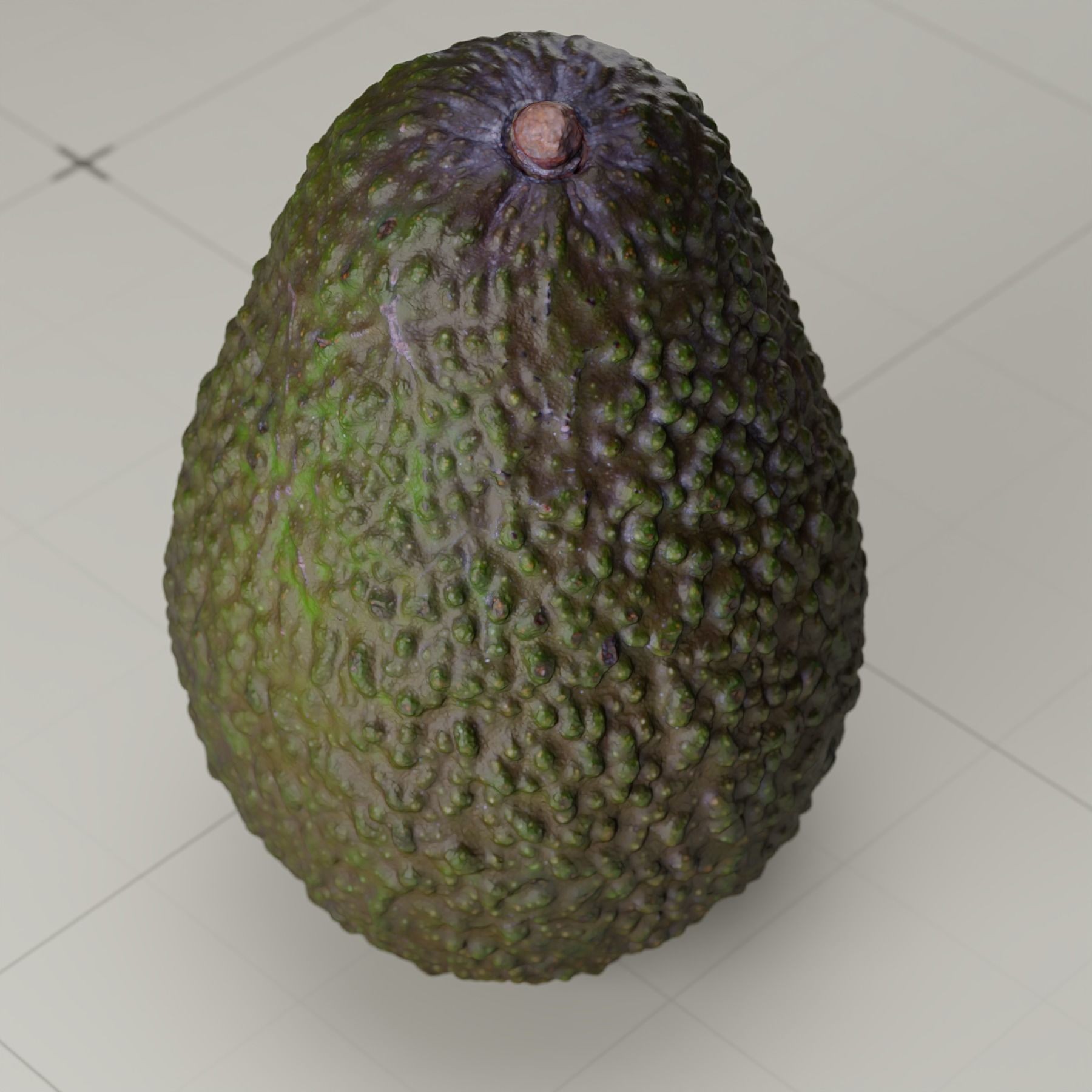 Detailed Avocado 3D Model – Photorealistic PBR Asset, Blender & FBX - View 20