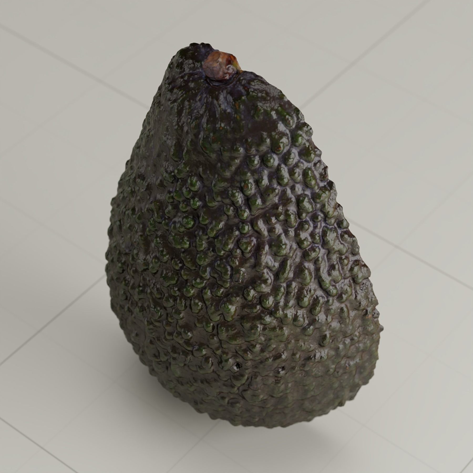 Detailed Avocado 3D Model – Photorealistic PBR Asset, Blender & FBX - View 21
