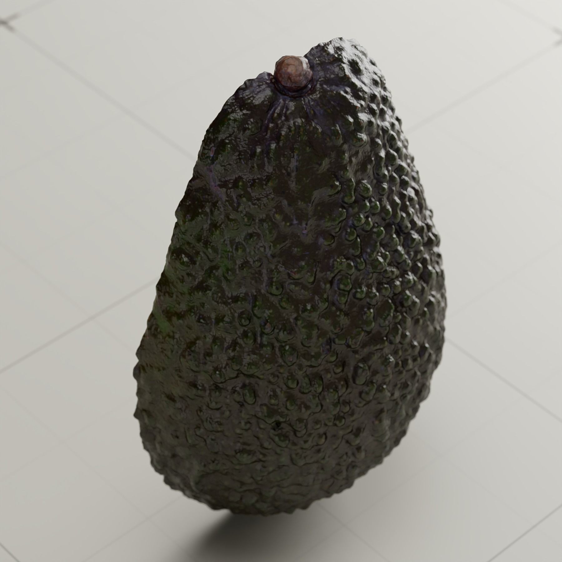 Detailed Avocado 3D Model – Photorealistic PBR Asset, Blender & FBX - View 22