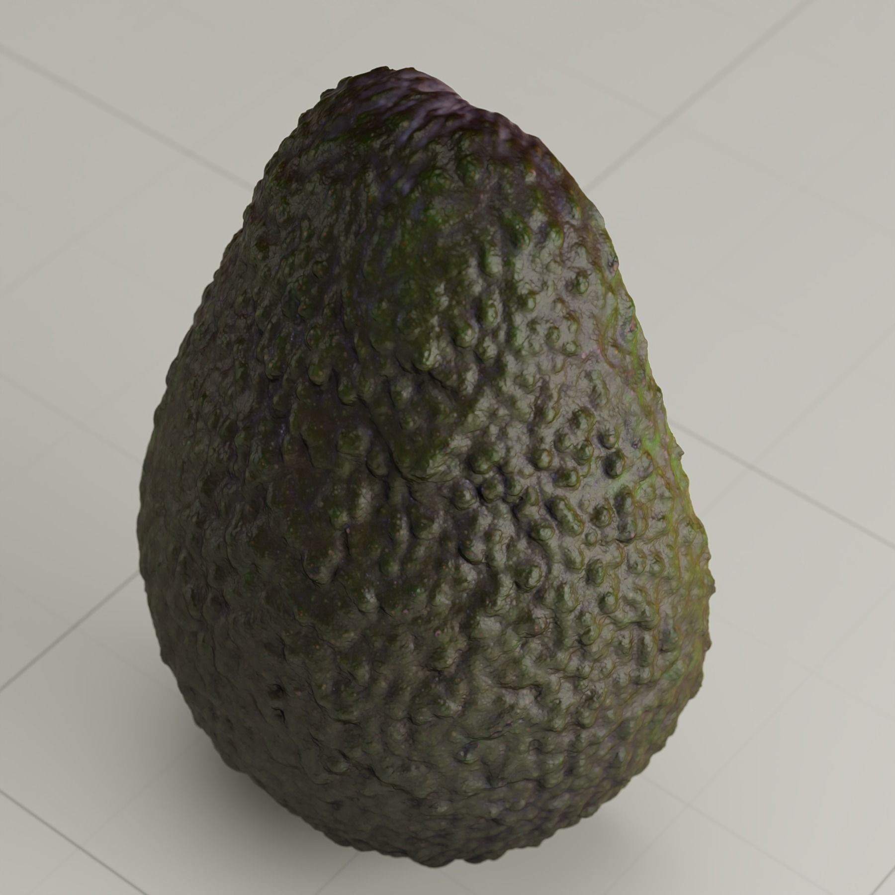 Detailed Avocado 3D Model – Photorealistic PBR Asset, Blender & FBX - View 23