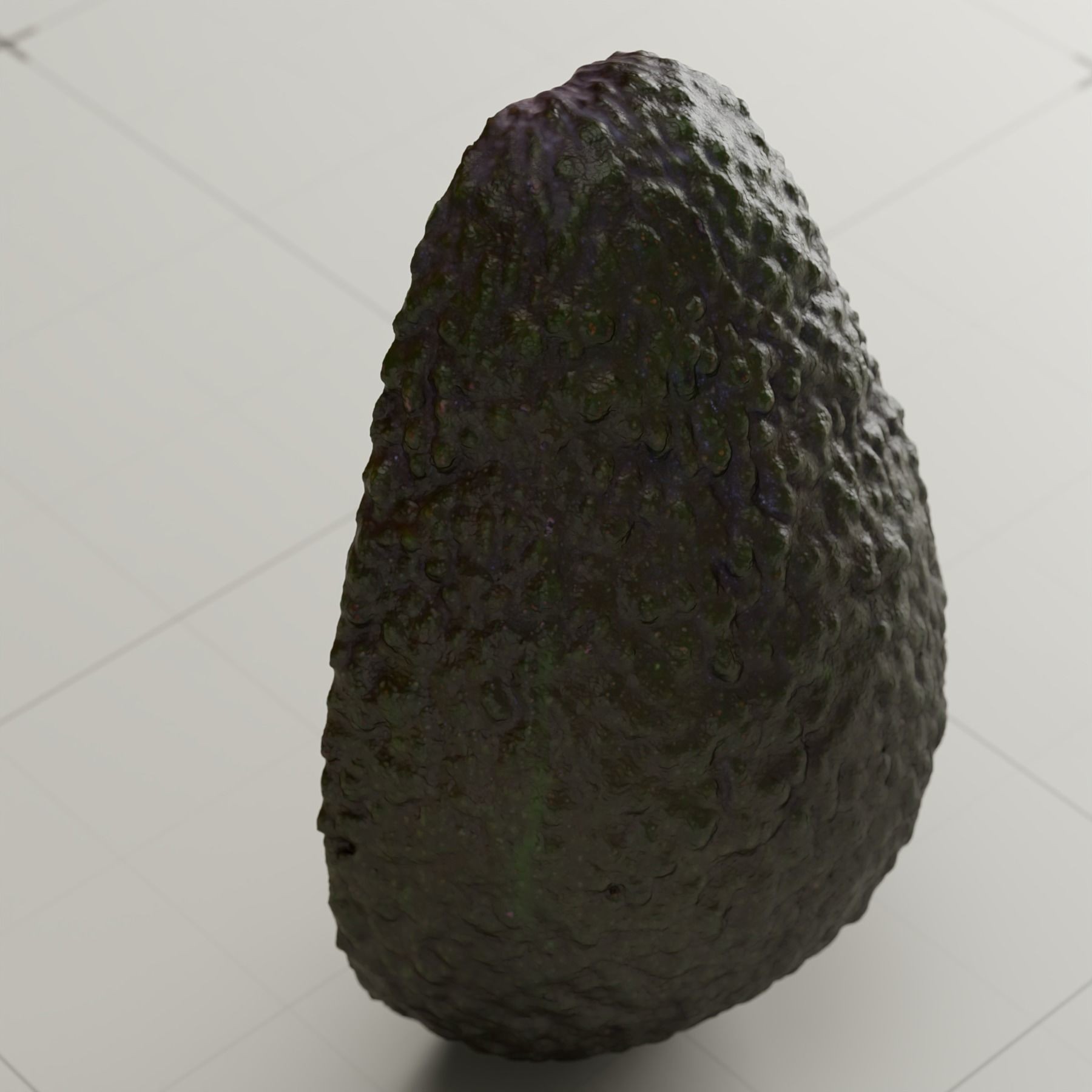 Detailed Avocado 3D Model – Photorealistic PBR Asset, Blender & FBX - View 24