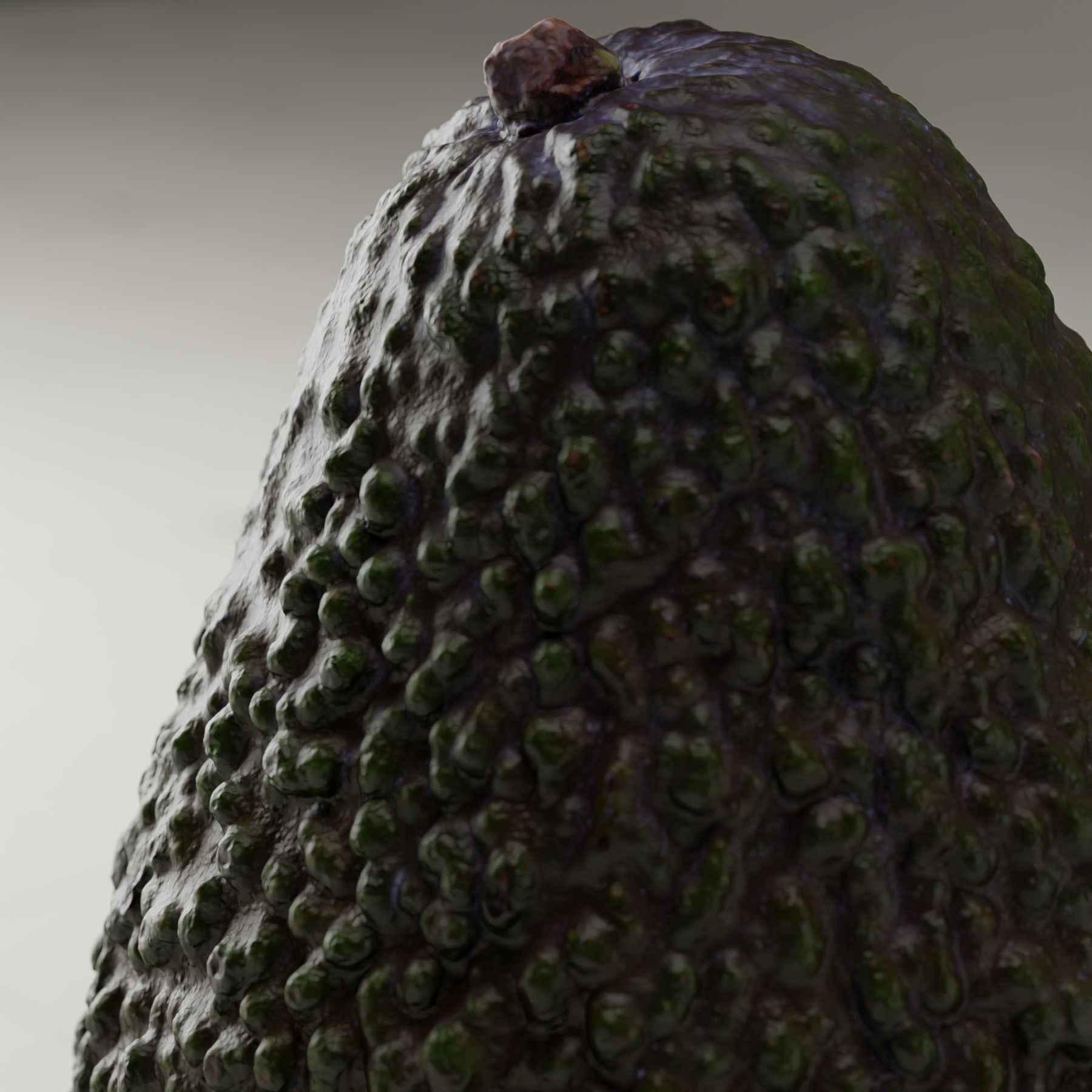 Detailed Avocado 3D Model – Photorealistic PBR Asset, Blender & FBX - View 25