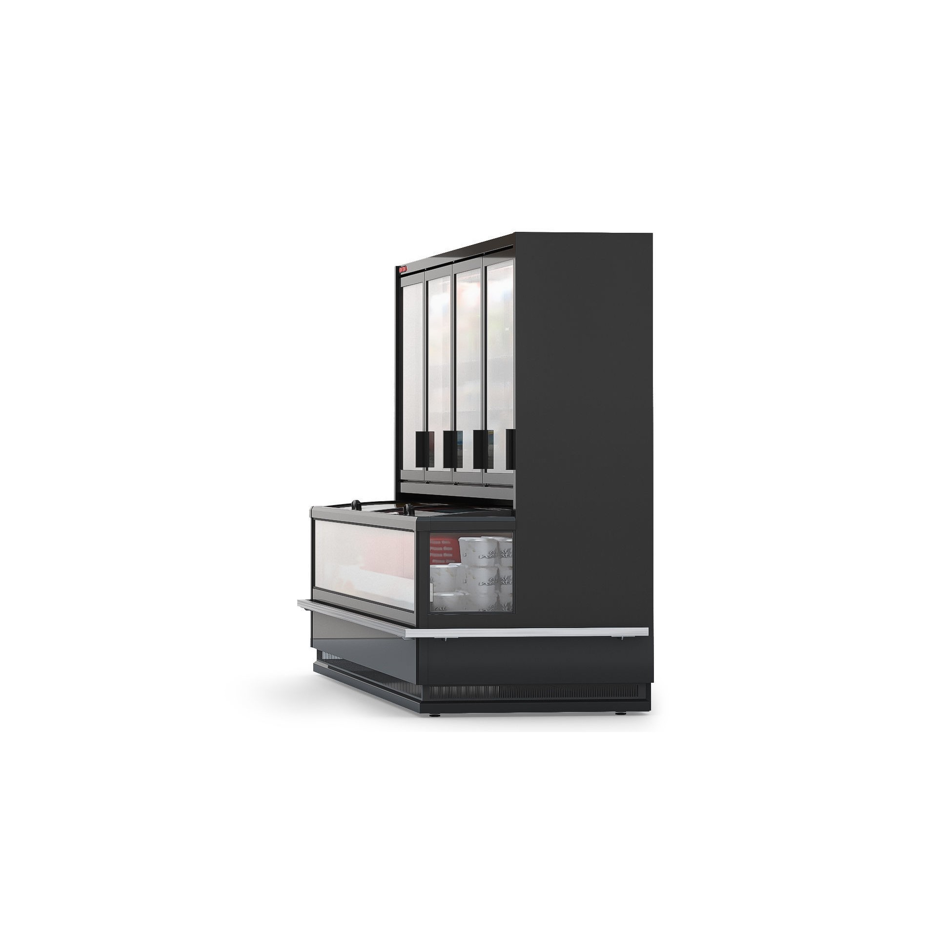 Refrigerated Display Case 3D Model – High Poly PBR Asset, FBX, OBJ - View 7