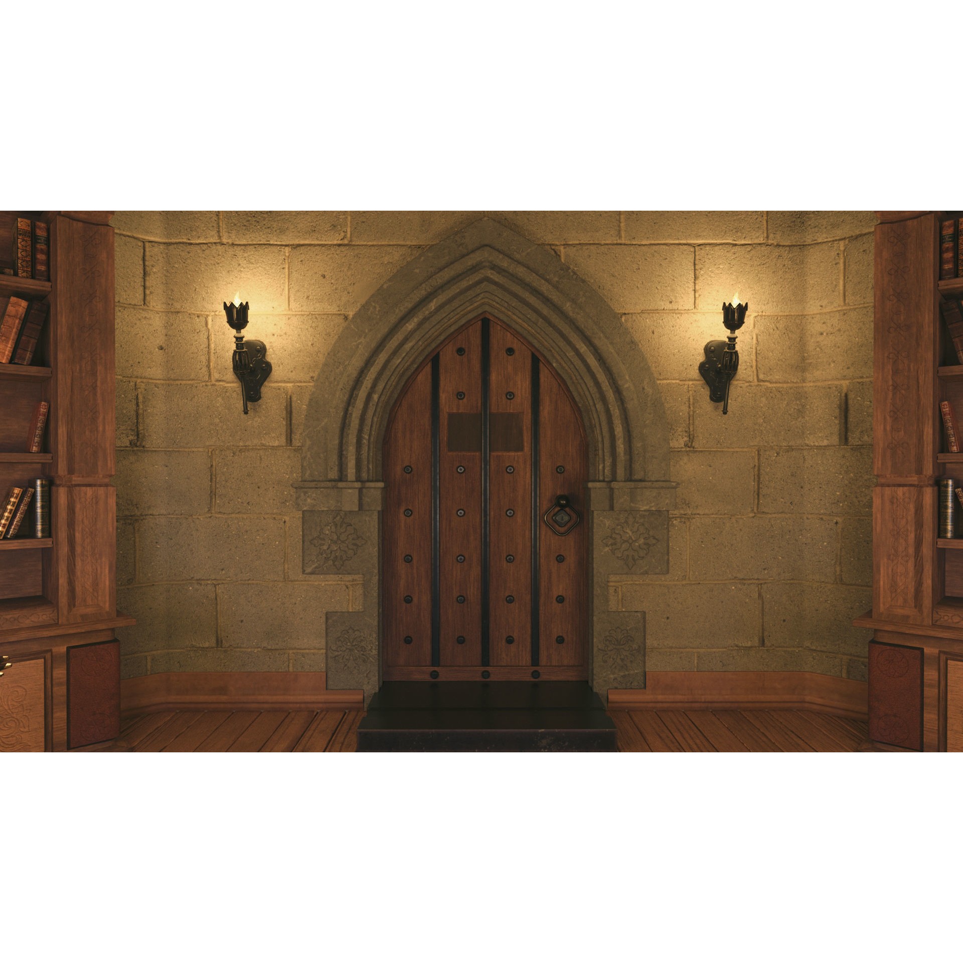 Medieval Interior - Game-Ready 3D Model - View 13