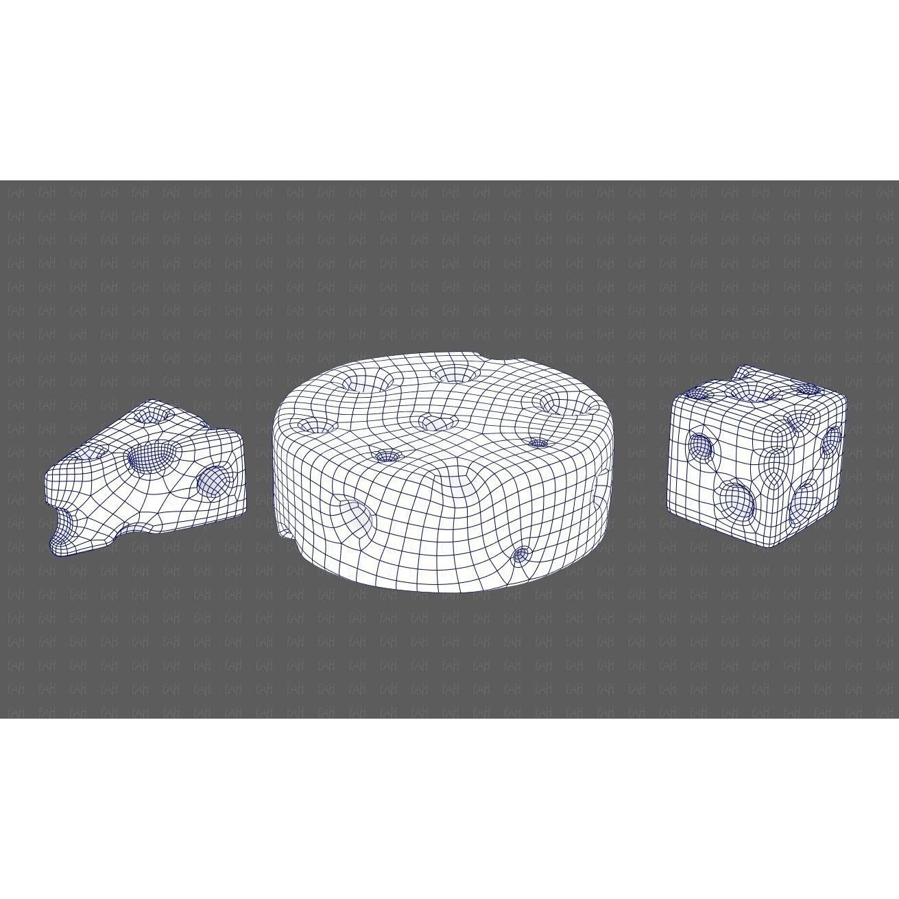 Cheese V01 3D Model – Low Poly Cartoon Food Asset, FBX, OBJ - View 18