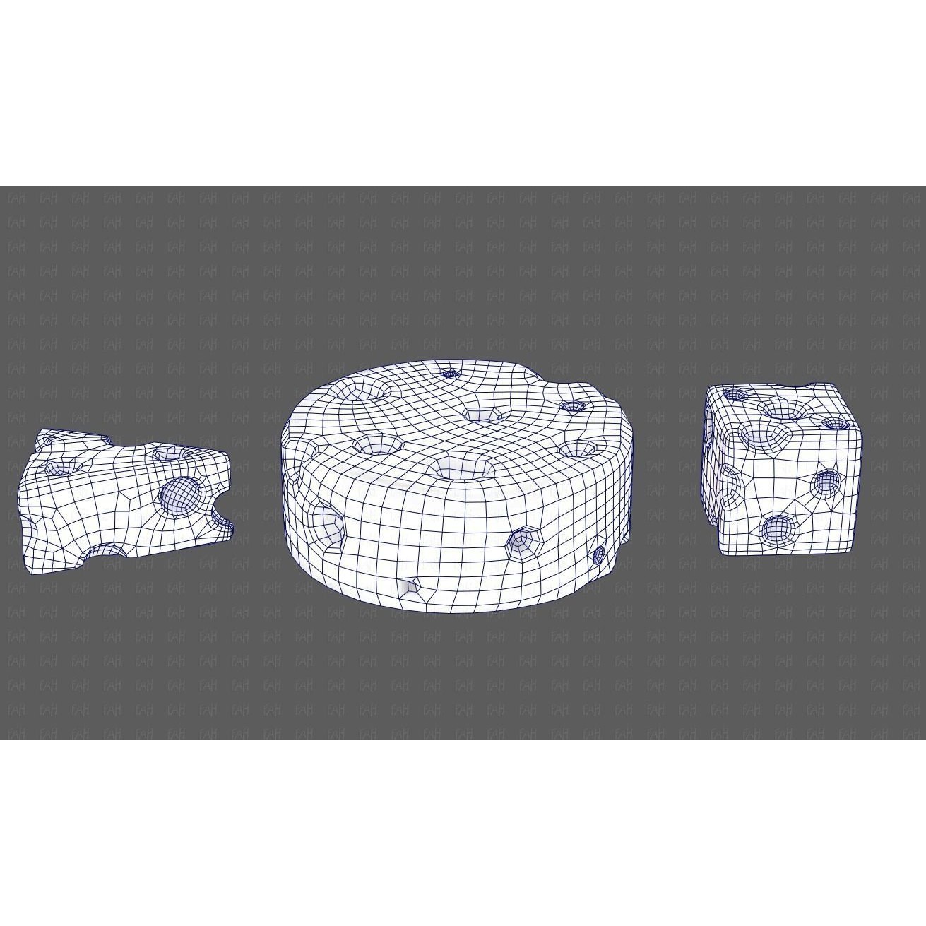 Cheese V01 3D Model – Low Poly Cartoon Food Asset, FBX, OBJ - View 29