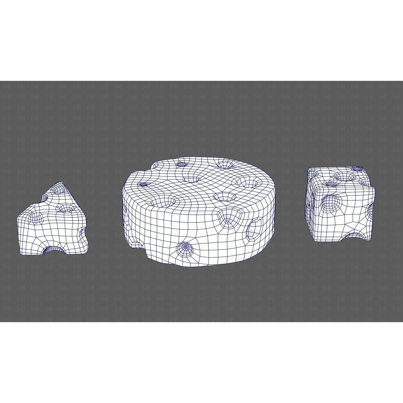 Cheese V01 3D Model – Low Poly Cartoon Food Asset, FBX, OBJ - View 31