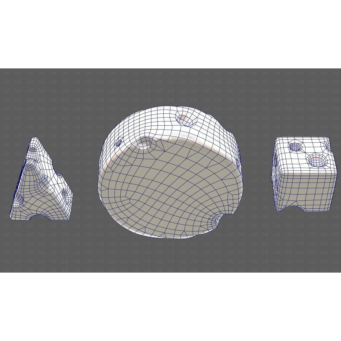 Cheese V01 3D Model – Low Poly Cartoon Food Asset, FBX, OBJ - View 38
