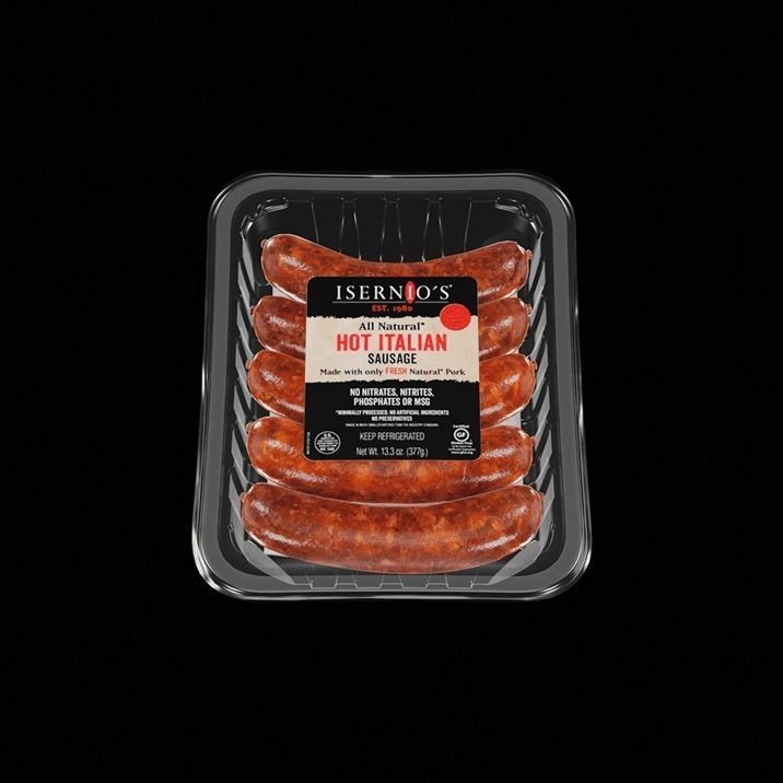 Italian Sausage 3D Model – High-Quality Polygon Mesh with PBR Textures - View 3