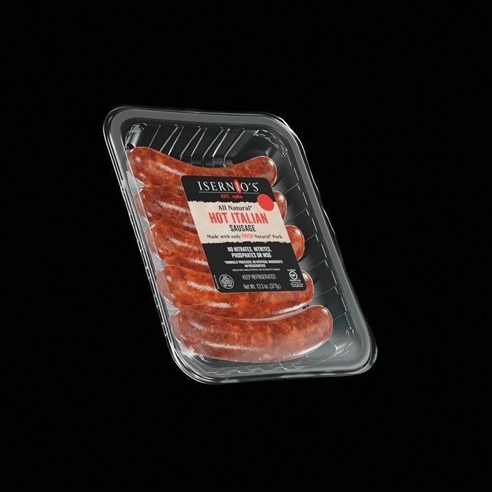 Italian Sausage 3D Model – High-Quality Polygon Mesh with PBR Textures - View 4