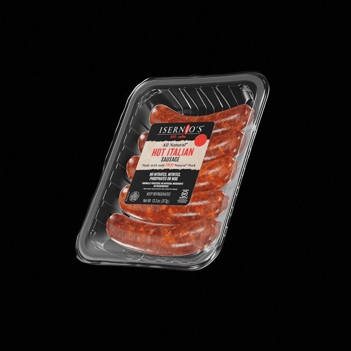Italian Sausage 3D Model – High-Quality Polygon Mesh with PBR Textures - View 5