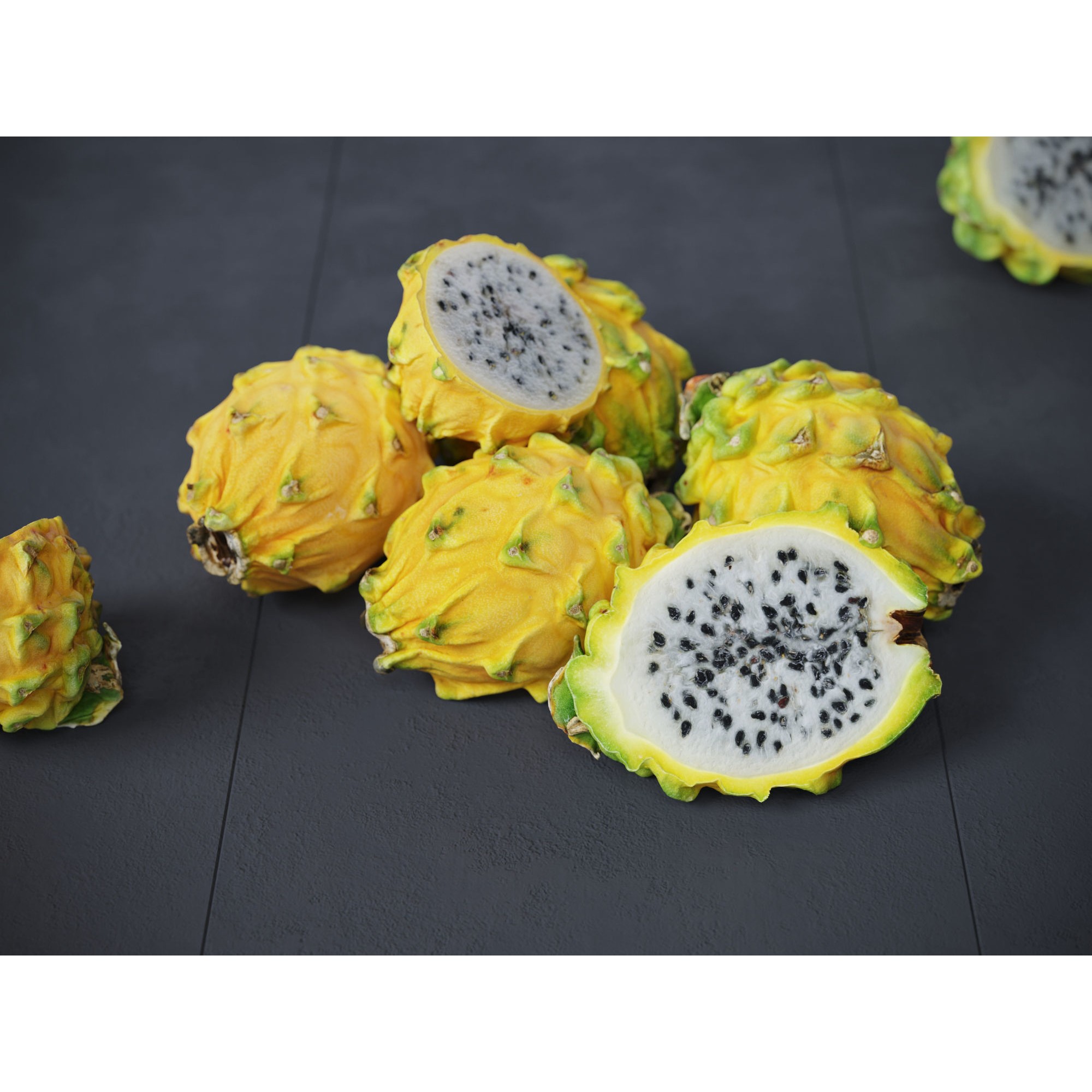 Dragon Fruits 3D Model – High Poly Photogrammetry Asset, FBX & OBJ - View 4