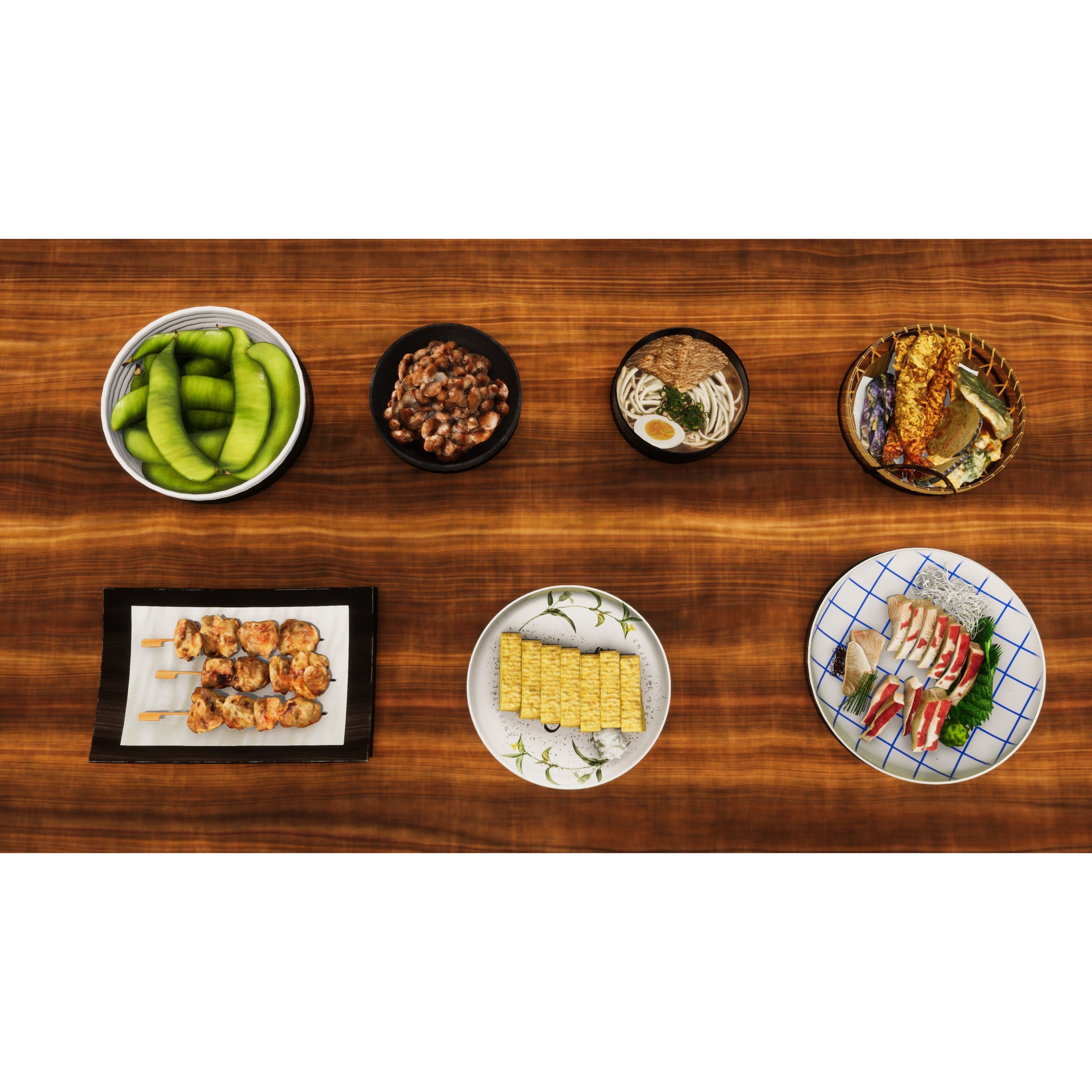 Japanese Food 3D Model – Low Poly Game Asset, PBR Textures - View 10