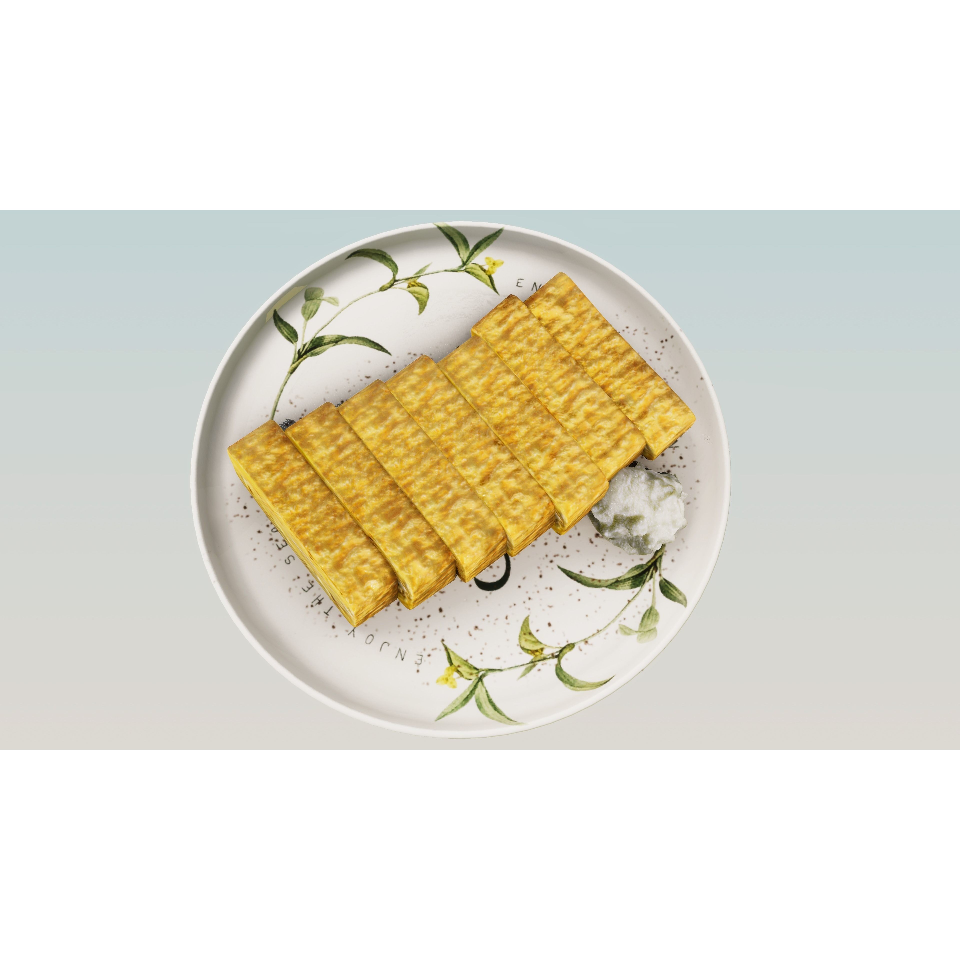 Japanese Food 3D Model – Low Poly Game Asset, PBR Textures - View 5