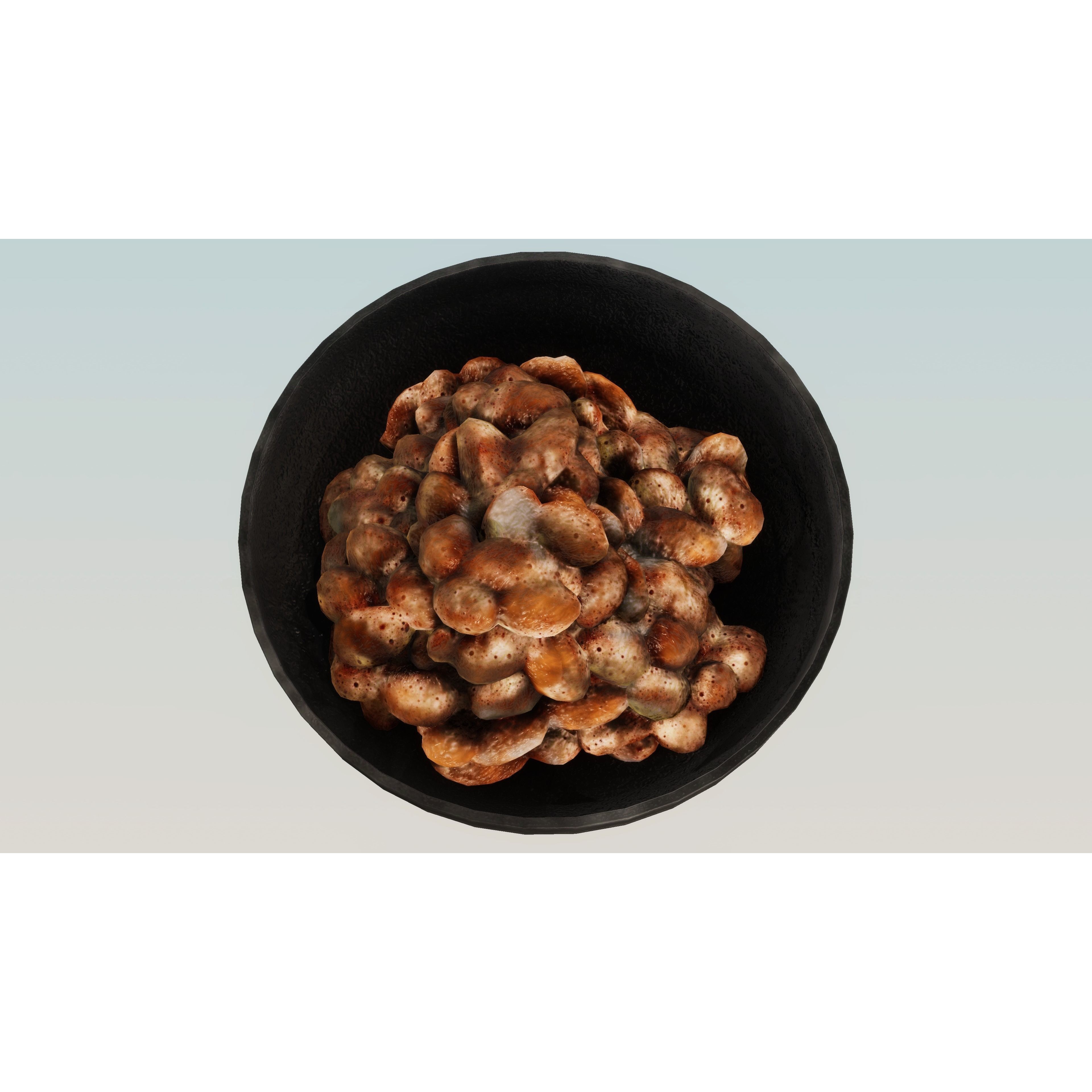 Japanese Food 3D Model – Low Poly Game Asset, PBR Textures - View 6