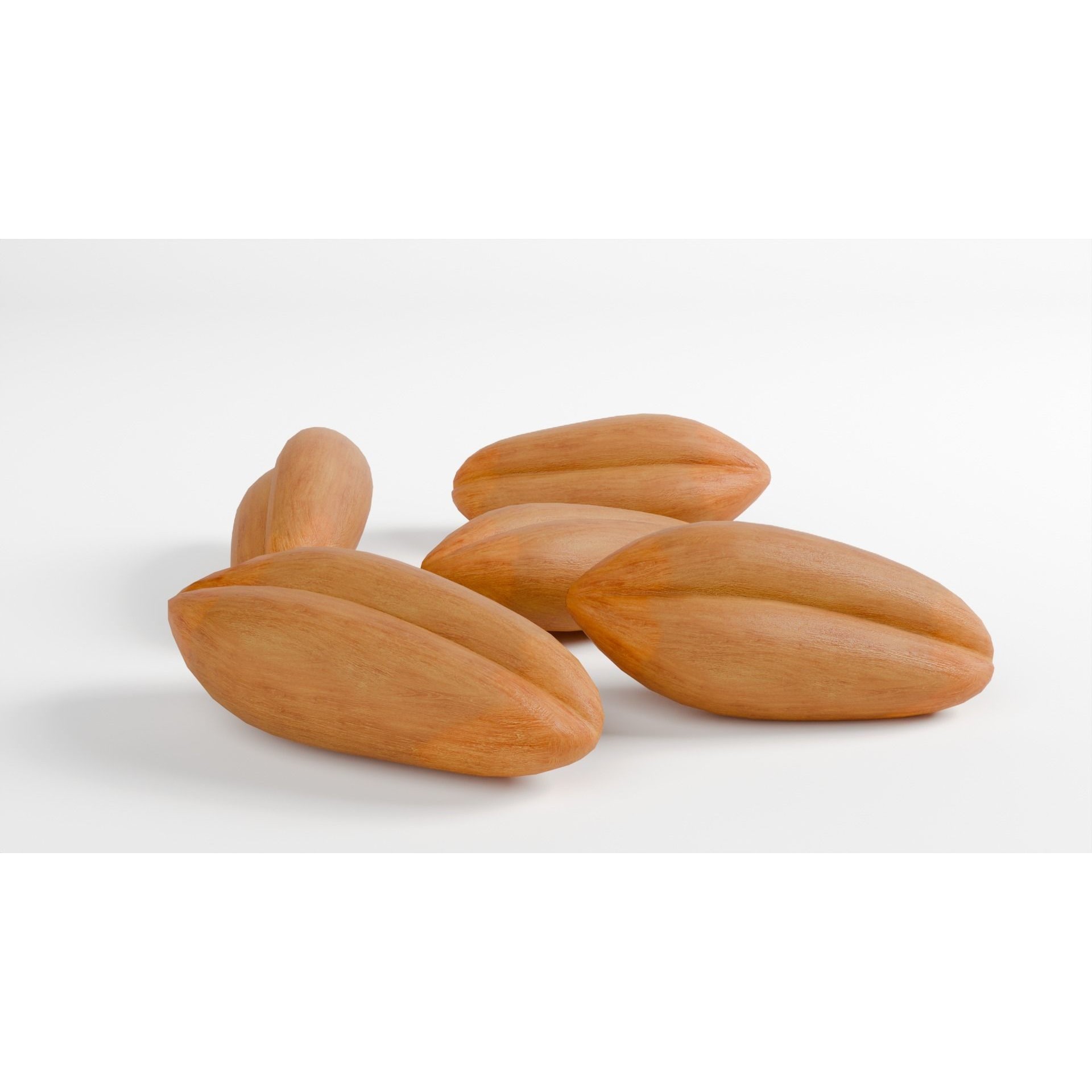 Wheat Seeds 3D Model – Textured Agricultural Asset, PBR, FBX, Blender - View 11