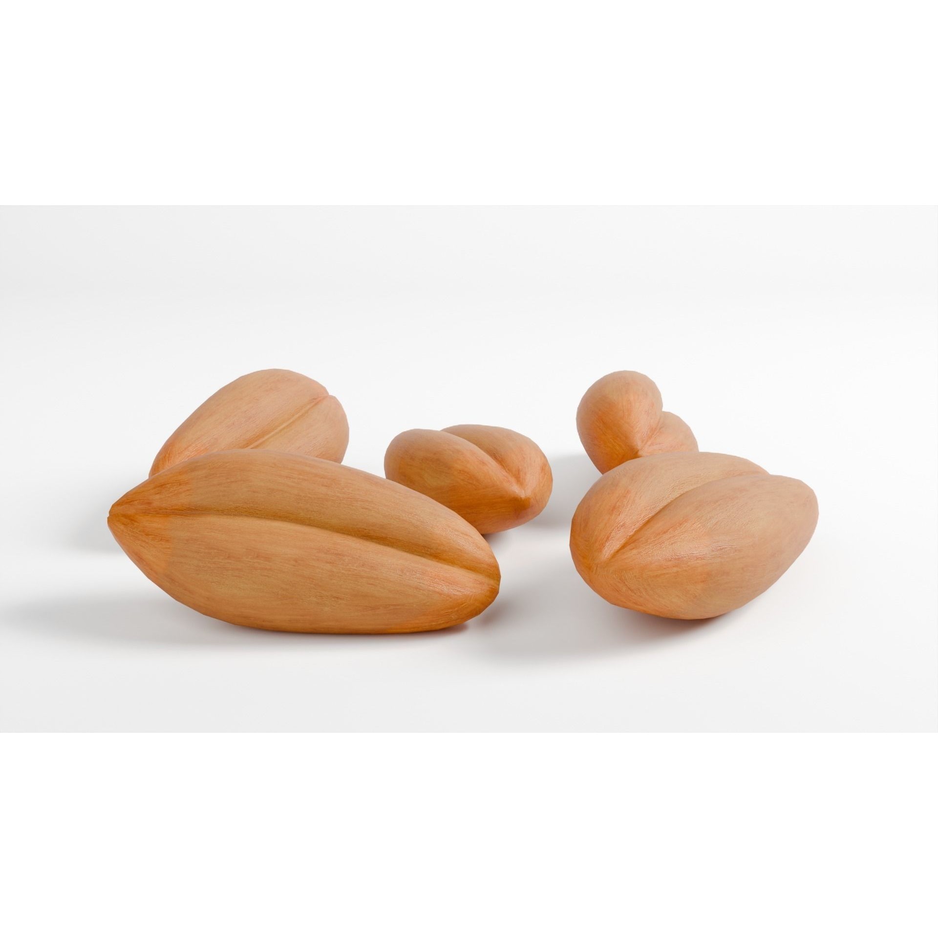 Wheat Seeds 3D Model – Textured Agricultural Asset, PBR, FBX, Blender - View 12