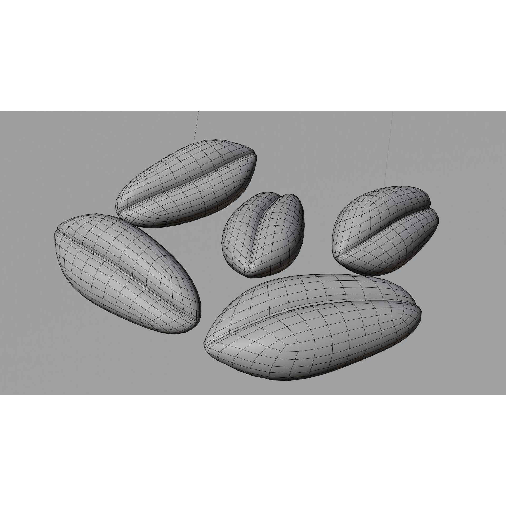 Wheat Seeds 3D Model – Textured Agricultural Asset, PBR, FBX, Blender - View 16
