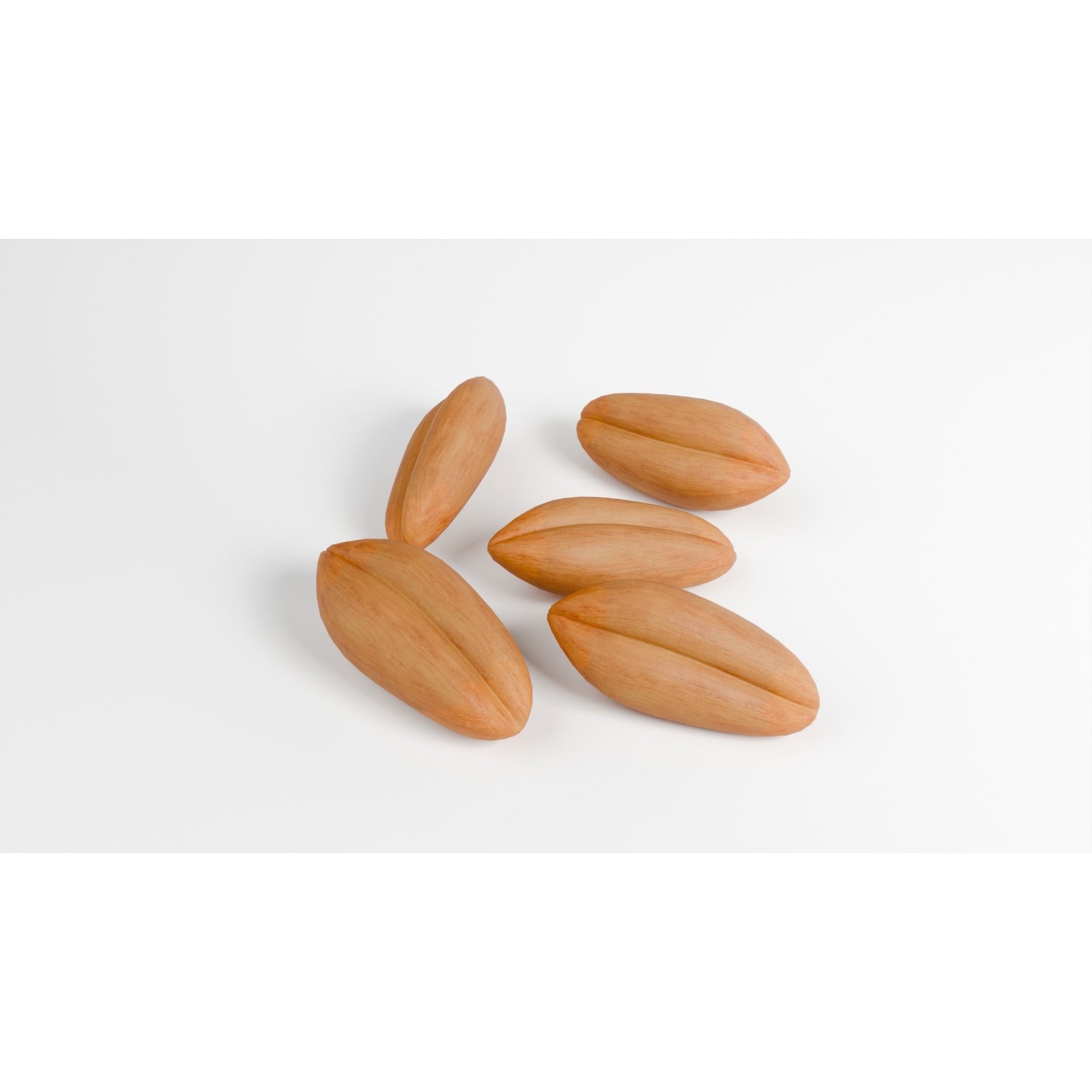 Wheat Seeds 3D Model – Textured Agricultural Asset, PBR, FBX, Blender - View 7