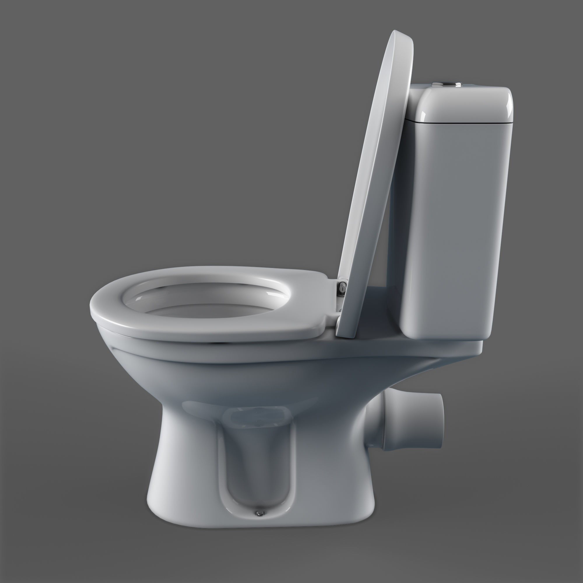 Keramag Renova Floor Toilet - Game-Ready 3D Model - View 11