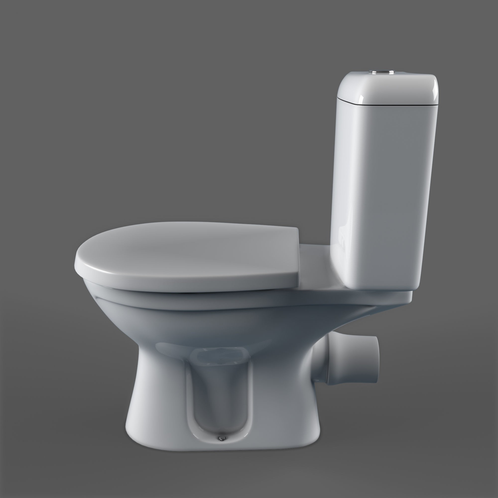 Keramag Renova Floor Toilet - Game-Ready 3D Model - View 12