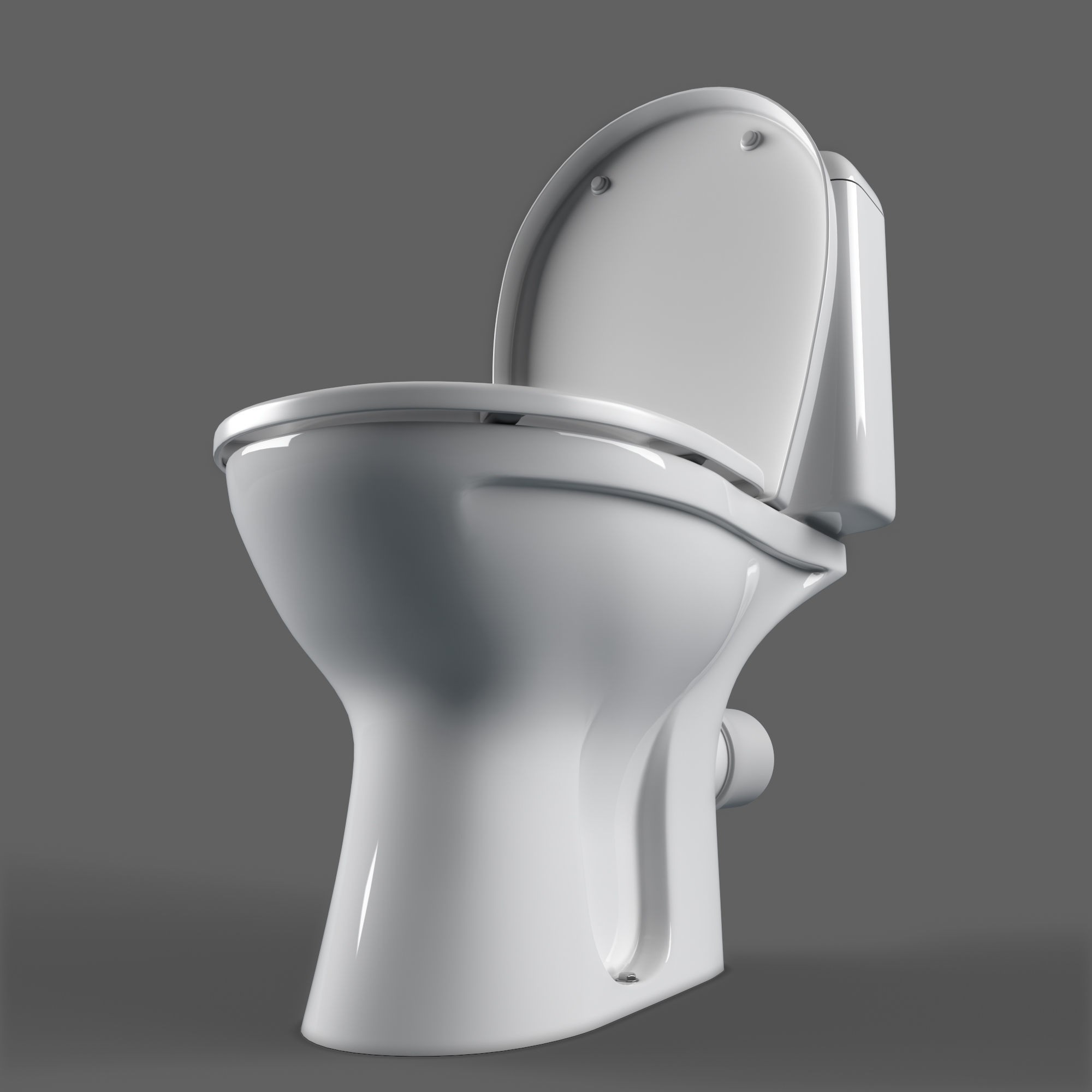 Keramag Renova Floor Toilet - Game-Ready 3D Model - View 14