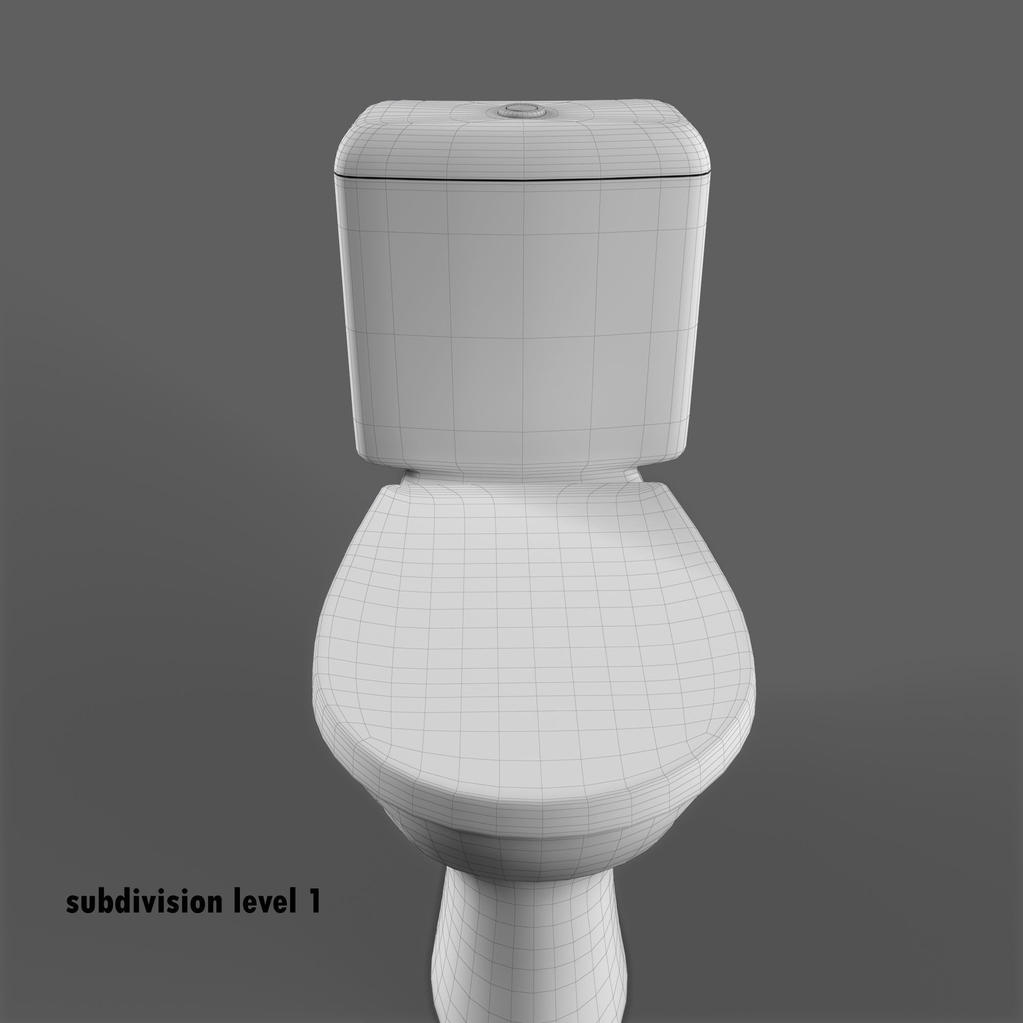 Keramag Renova Floor Toilet - Game-Ready 3D Model - View 19