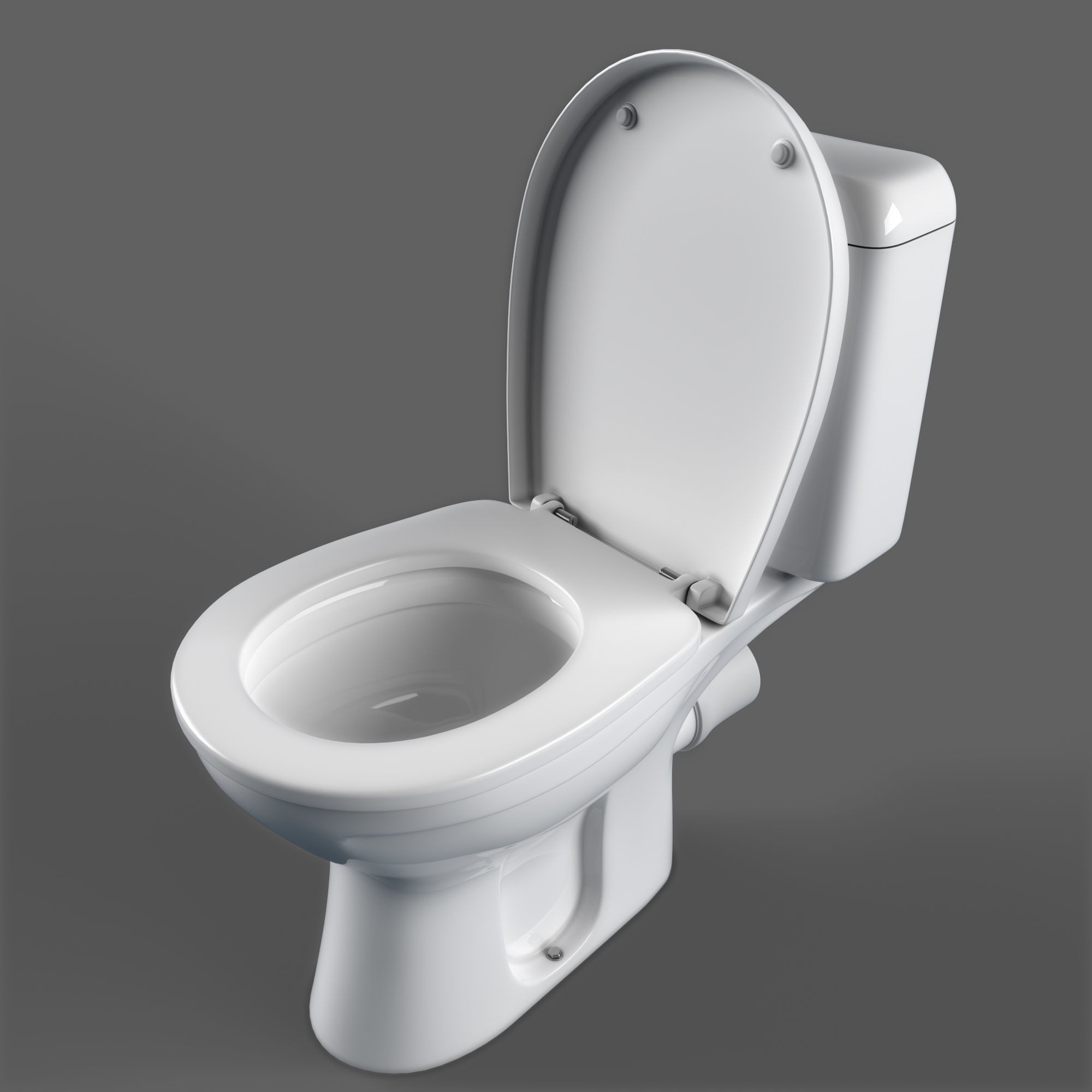 Keramag Renova Floor Toilet - Game-Ready 3D Model - View 3
