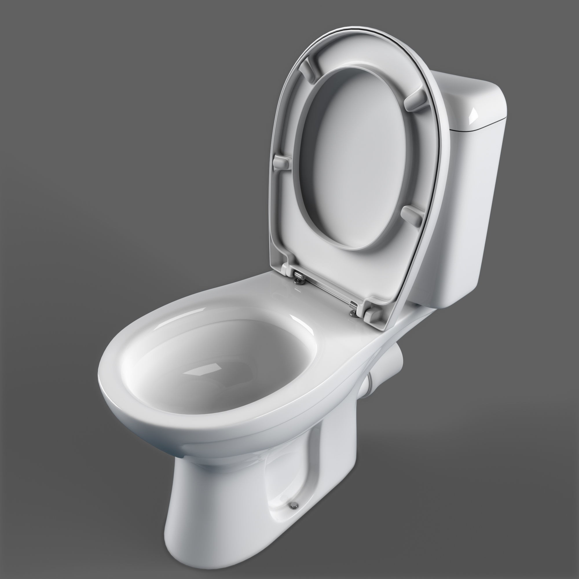 Keramag Renova Floor Toilet - Game-Ready 3D Model - View 4