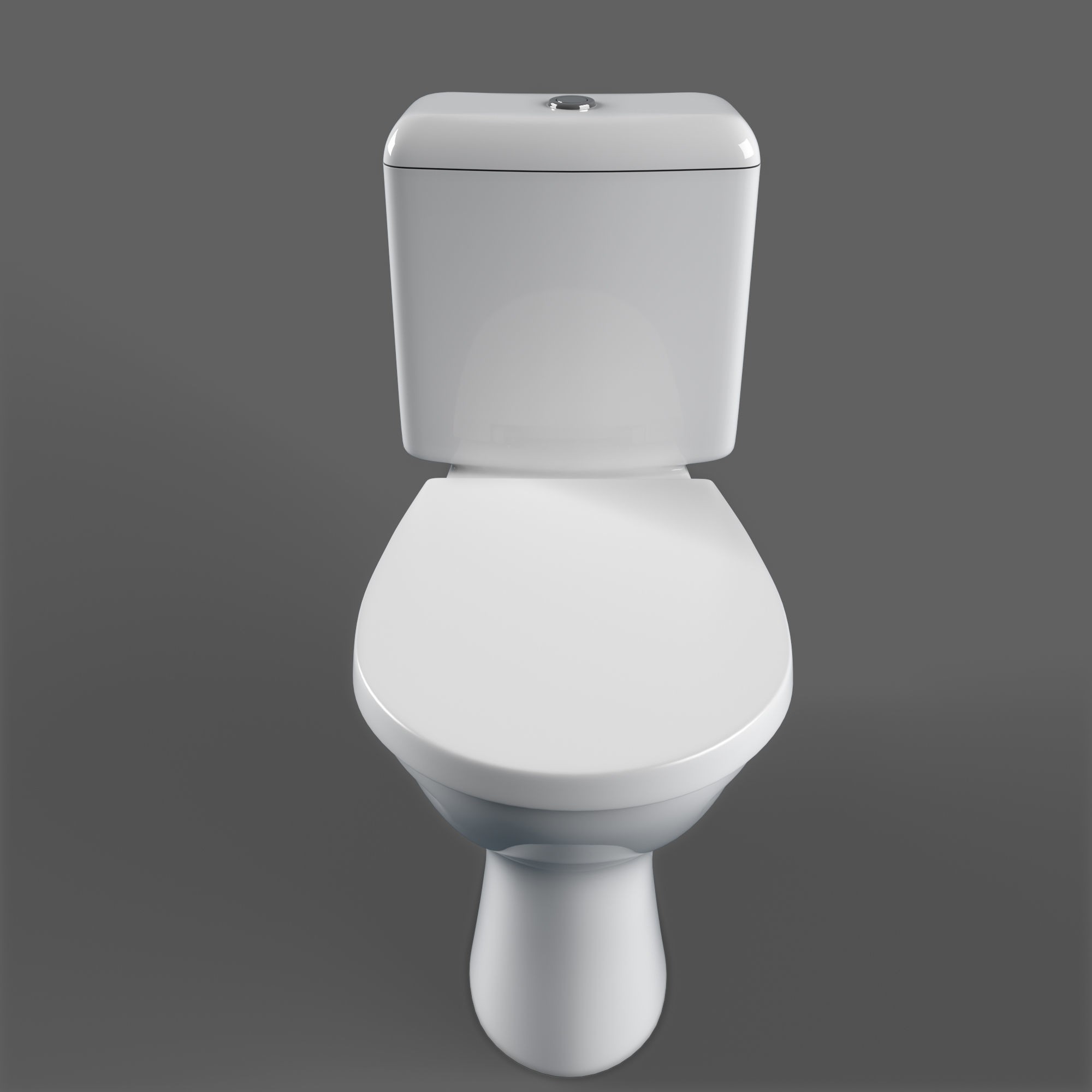 Keramag Renova Floor Toilet - Game-Ready 3D Model - View 8