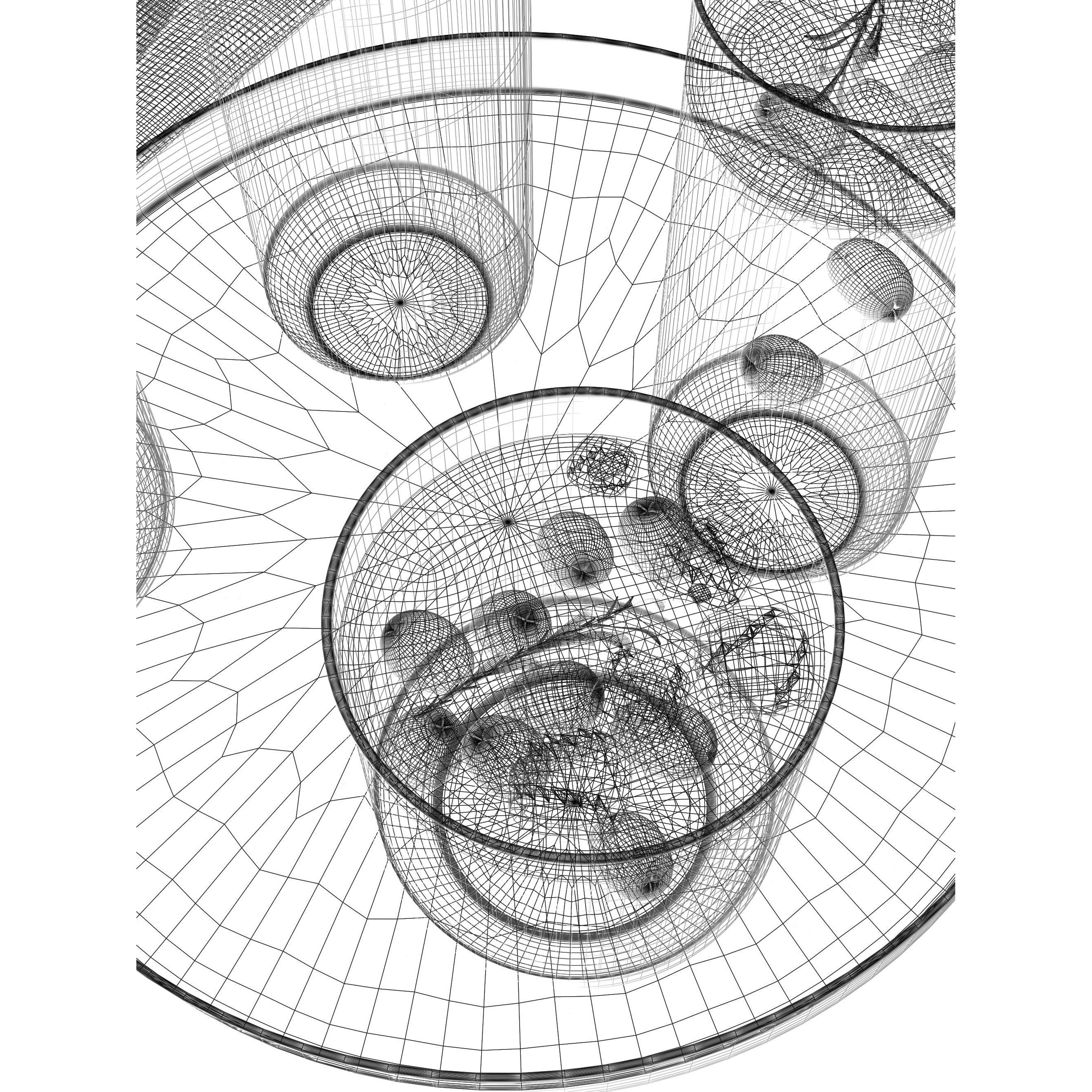 Big Top Drinking Set 3D Model – High Poly Beverage Asset, PBR Textures