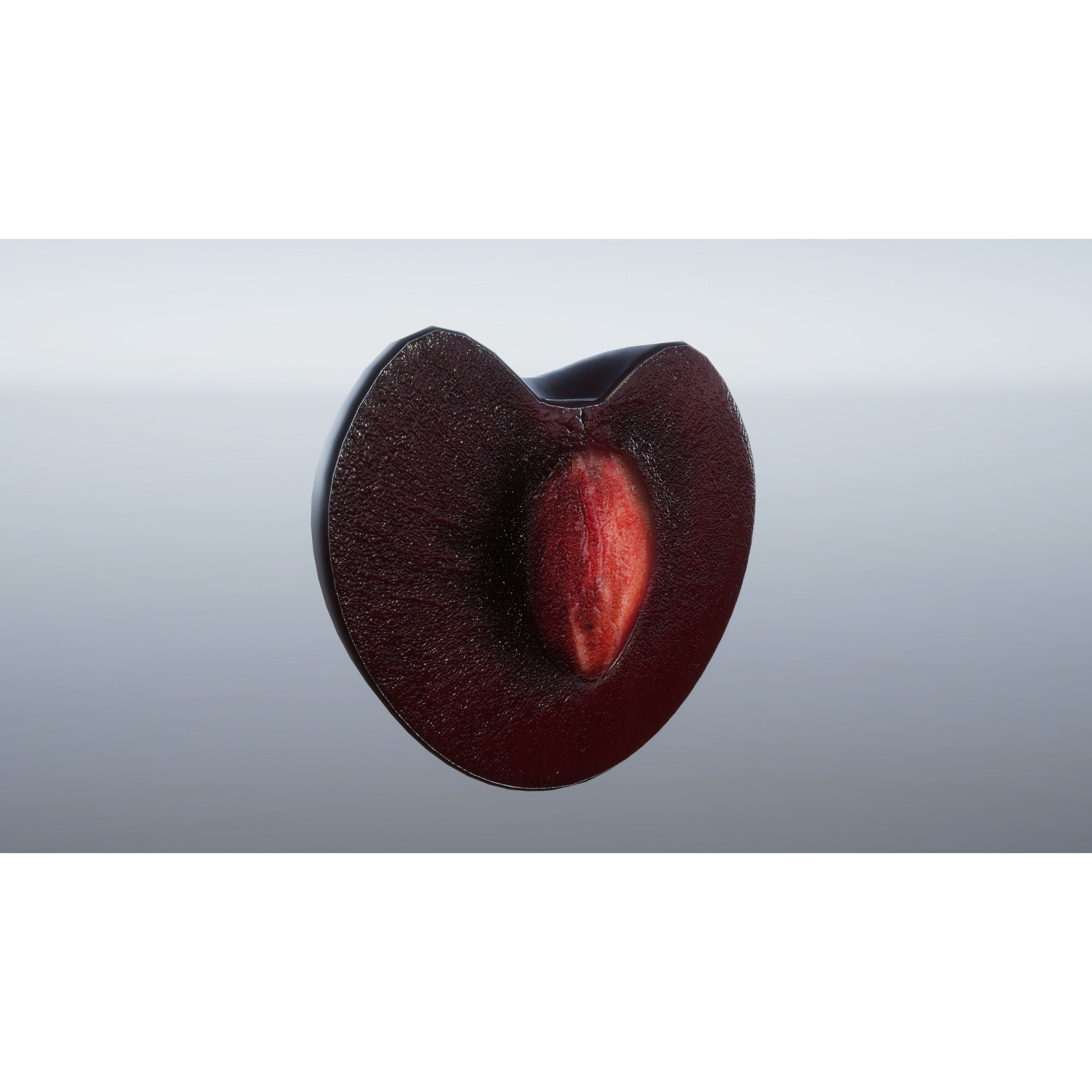 Berries and Cherries 3D Model – High Quality PBR Fruit Assets, FBX - View 21