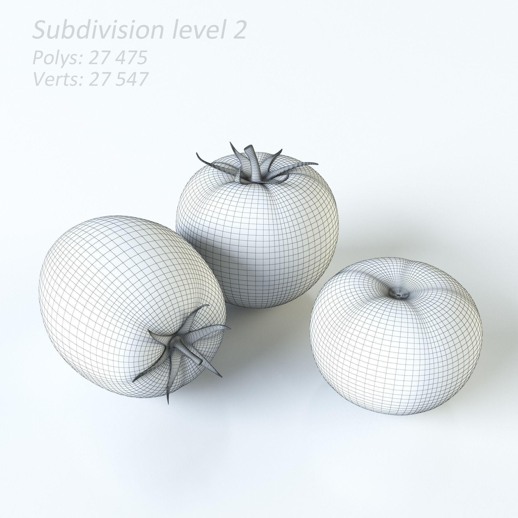 Tomatoes 3D Model – Realistic PBR Vegetable Asset, FBX, OBJ - View 5