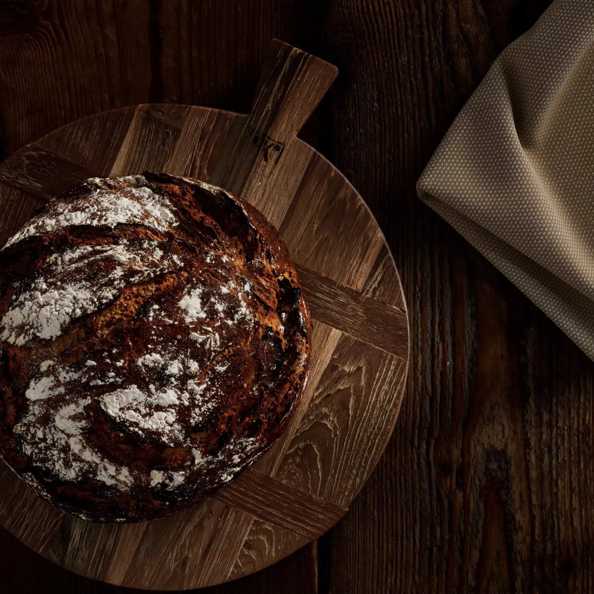 Rye Bread 3D Model – Photorealistic Bakery Asset, FBX, OBJ - View 2
