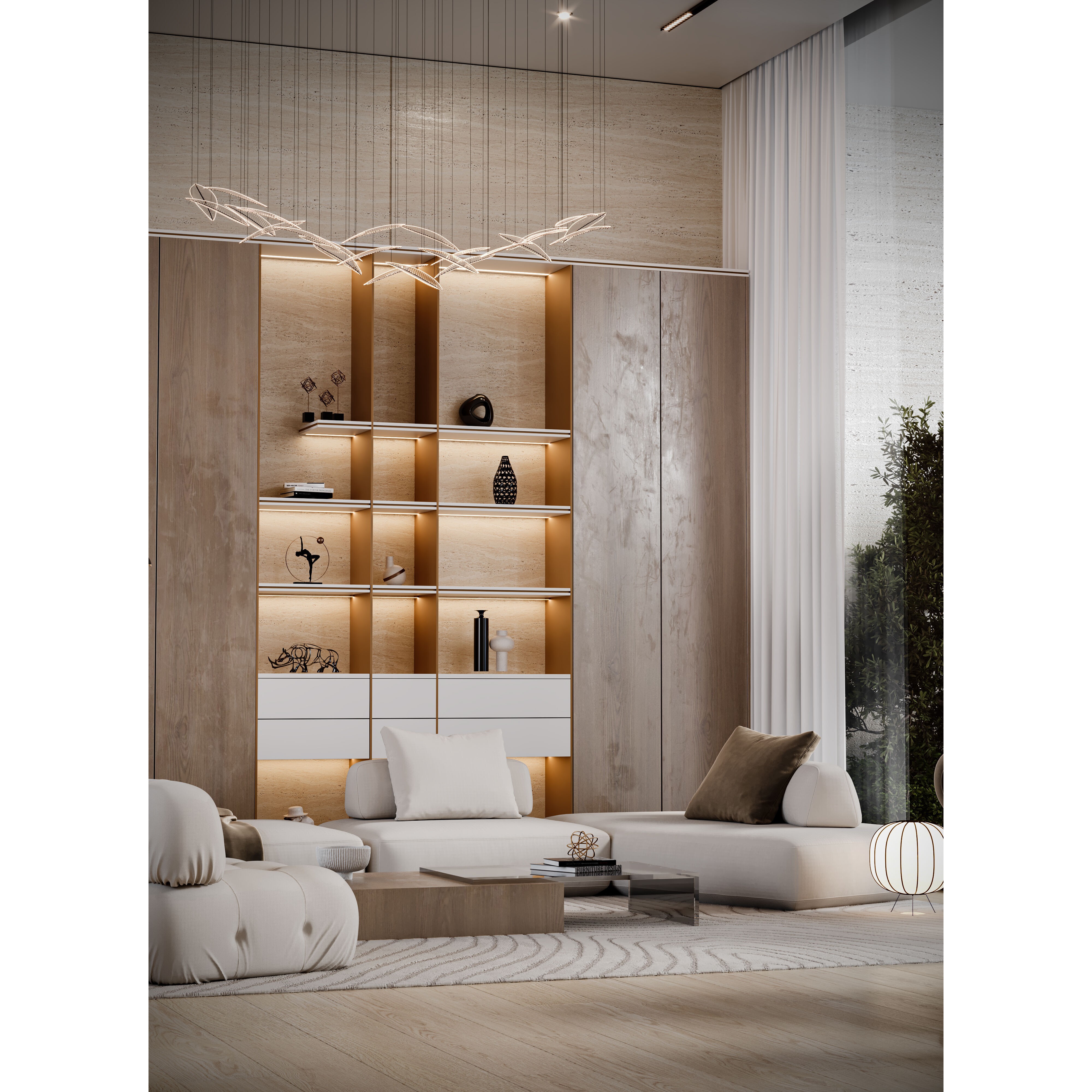 Living Area - Game-Ready 3D Model - View 10