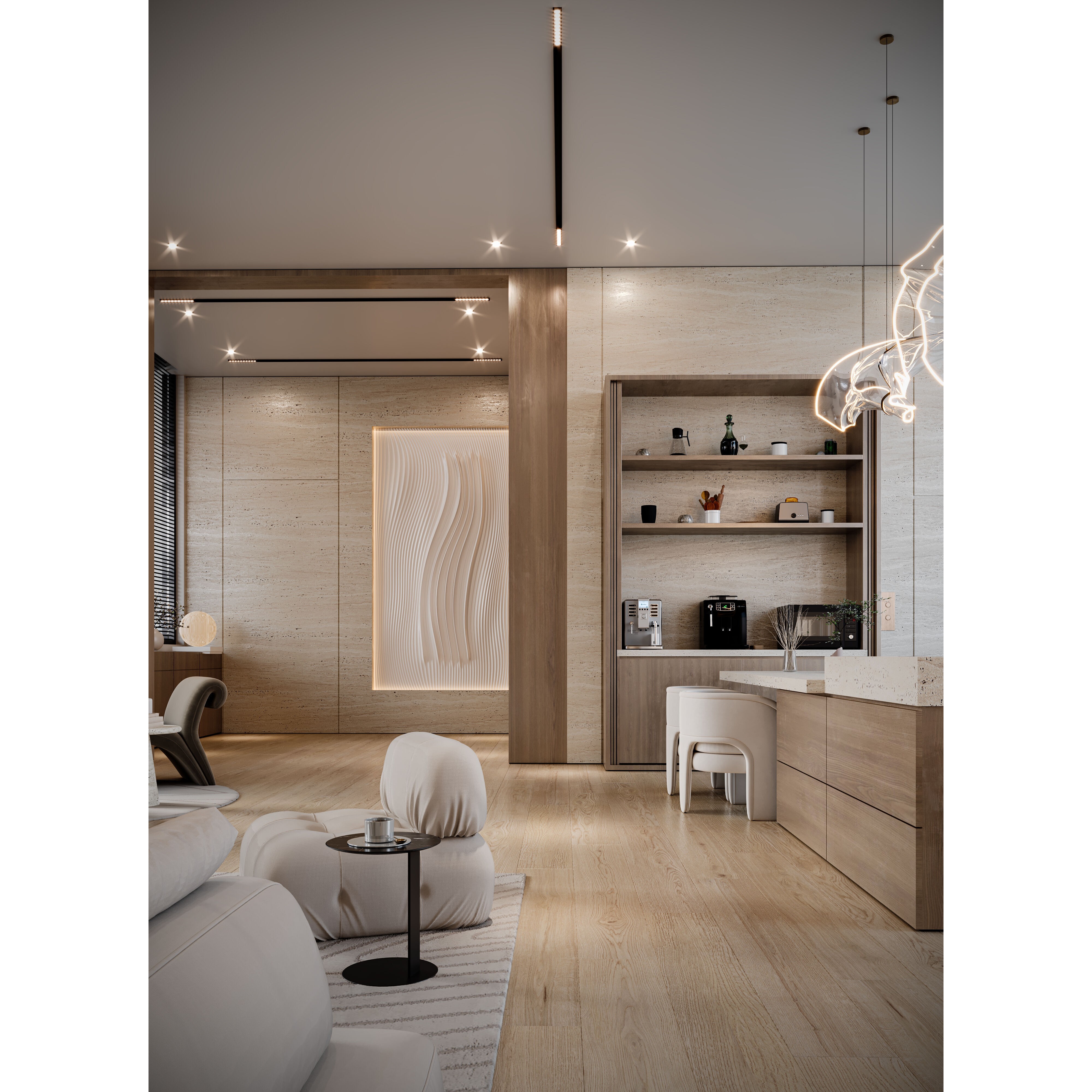 Living Area - Game-Ready 3D Model - View 18