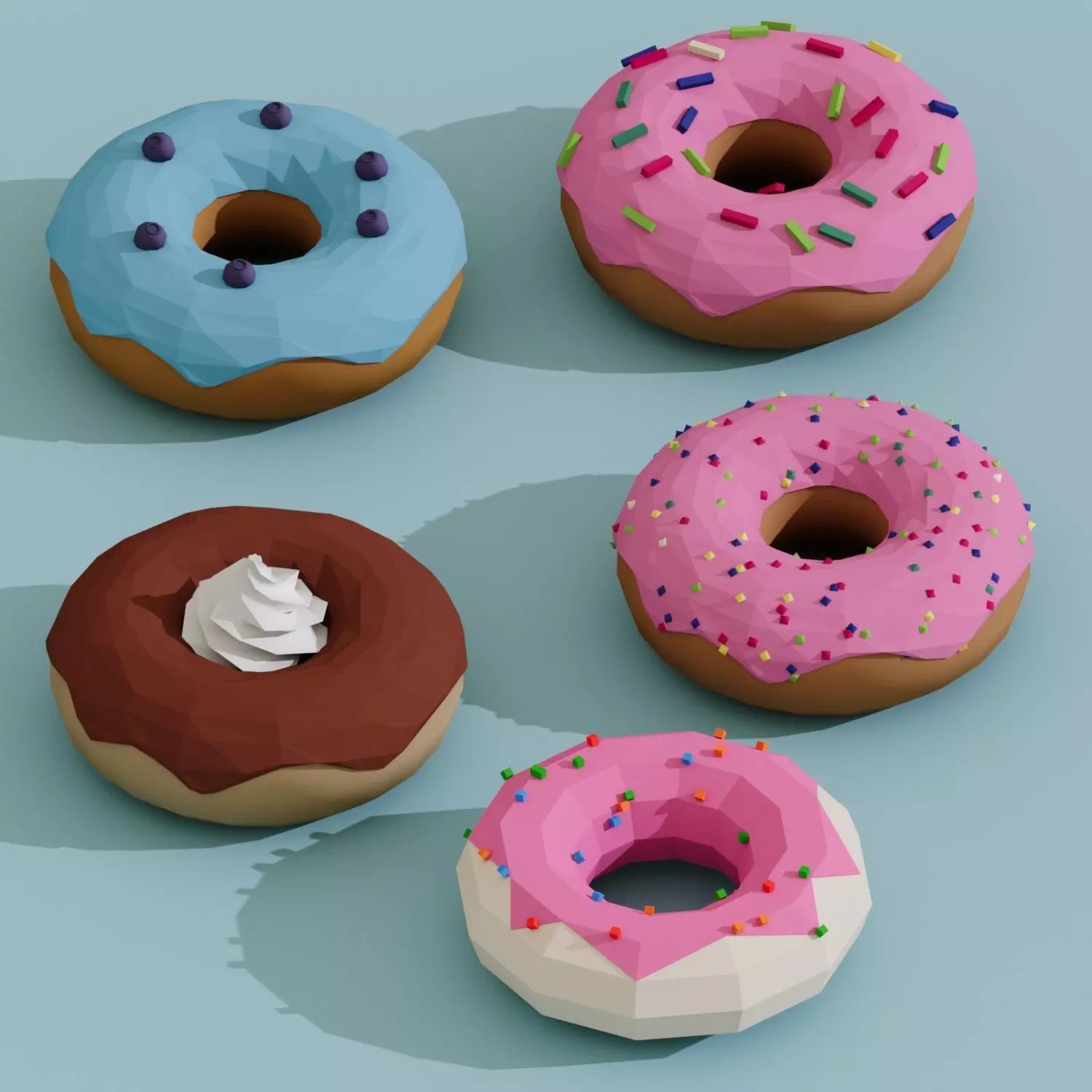 Food Mega Collection 3D Model – Low Poly Game-Ready Asset, FBX, OBJ - View 17