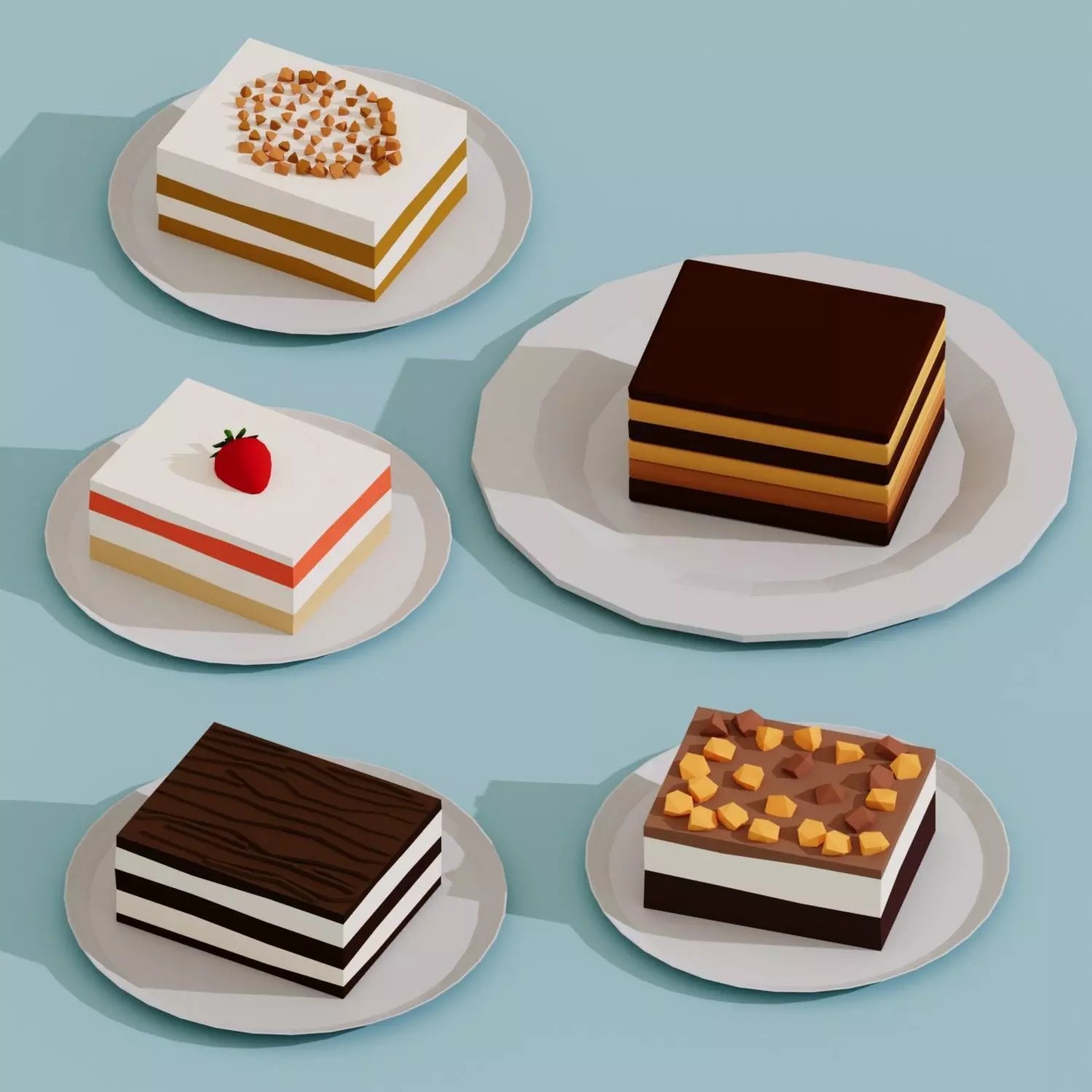 Food Mega Collection 3D Model – Low Poly Game-Ready Asset, FBX, OBJ - View 18