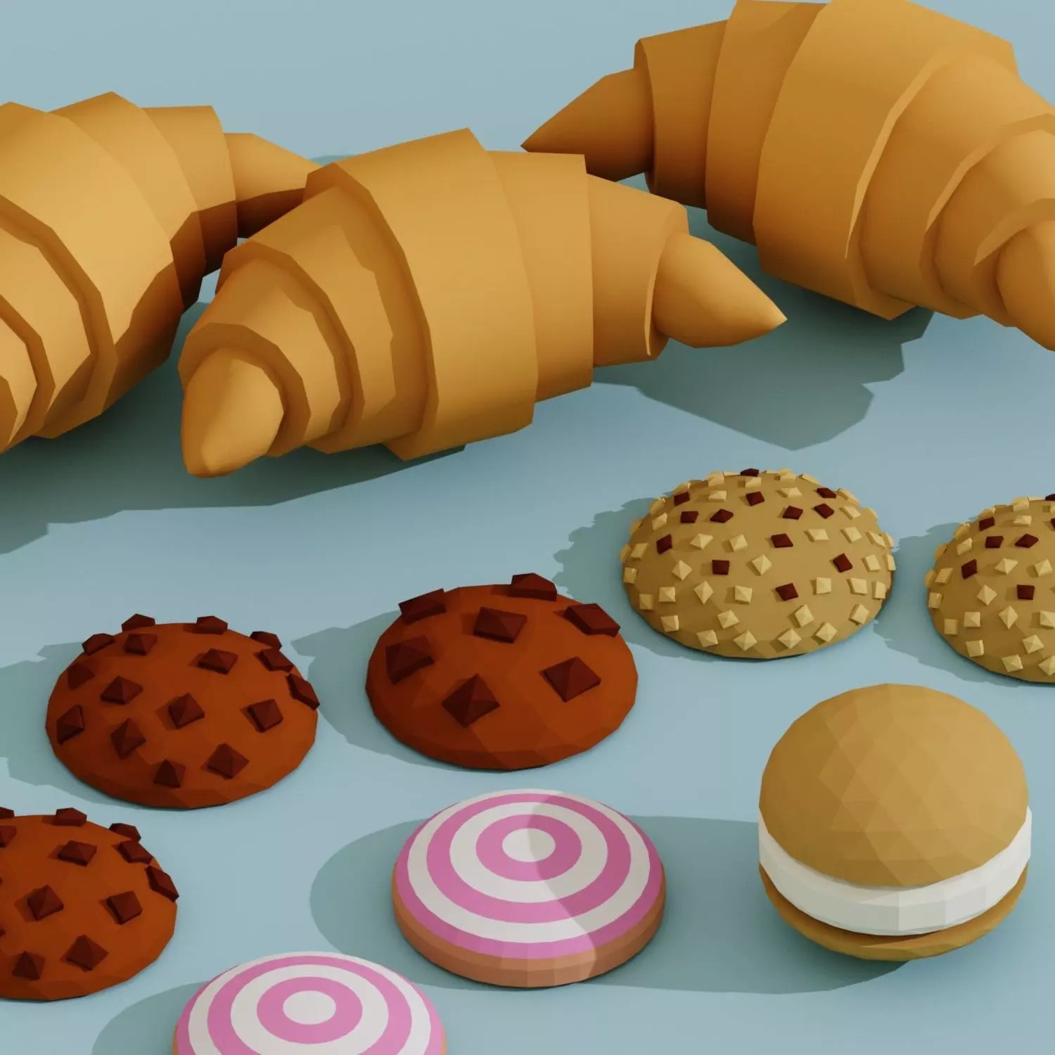 Food Mega Collection 3D Model – Low Poly Game-Ready Asset, FBX, OBJ - View 21