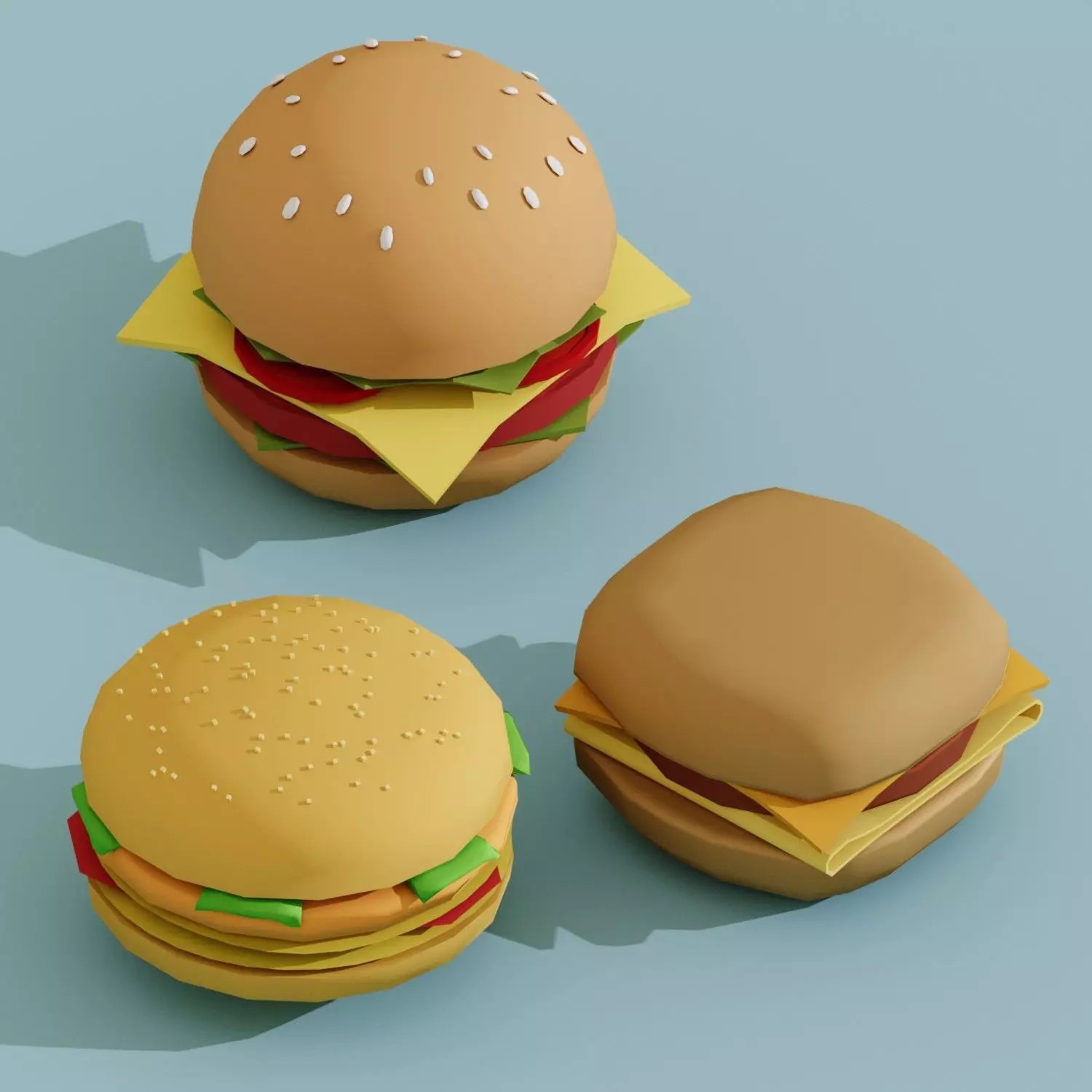 Food Mega Collection 3D Model – Low Poly Game-Ready Asset, FBX, OBJ - View 22